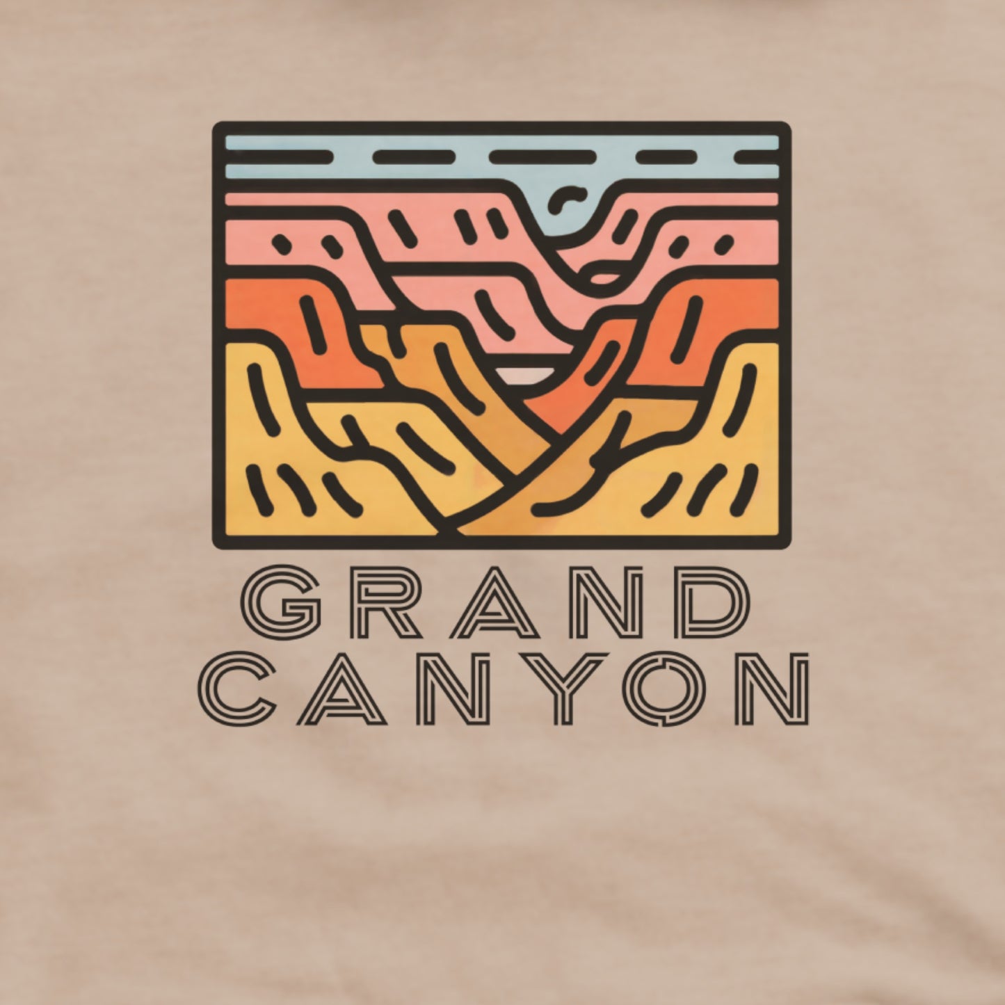 Grand Canyon National Park Hoodie Adventure and Outdoors Themed Hoodie