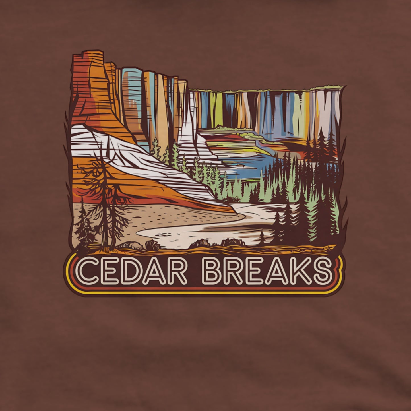 Cedar Breaks National Forest Hoodie Adventure and Outdoors Themed Hoodie