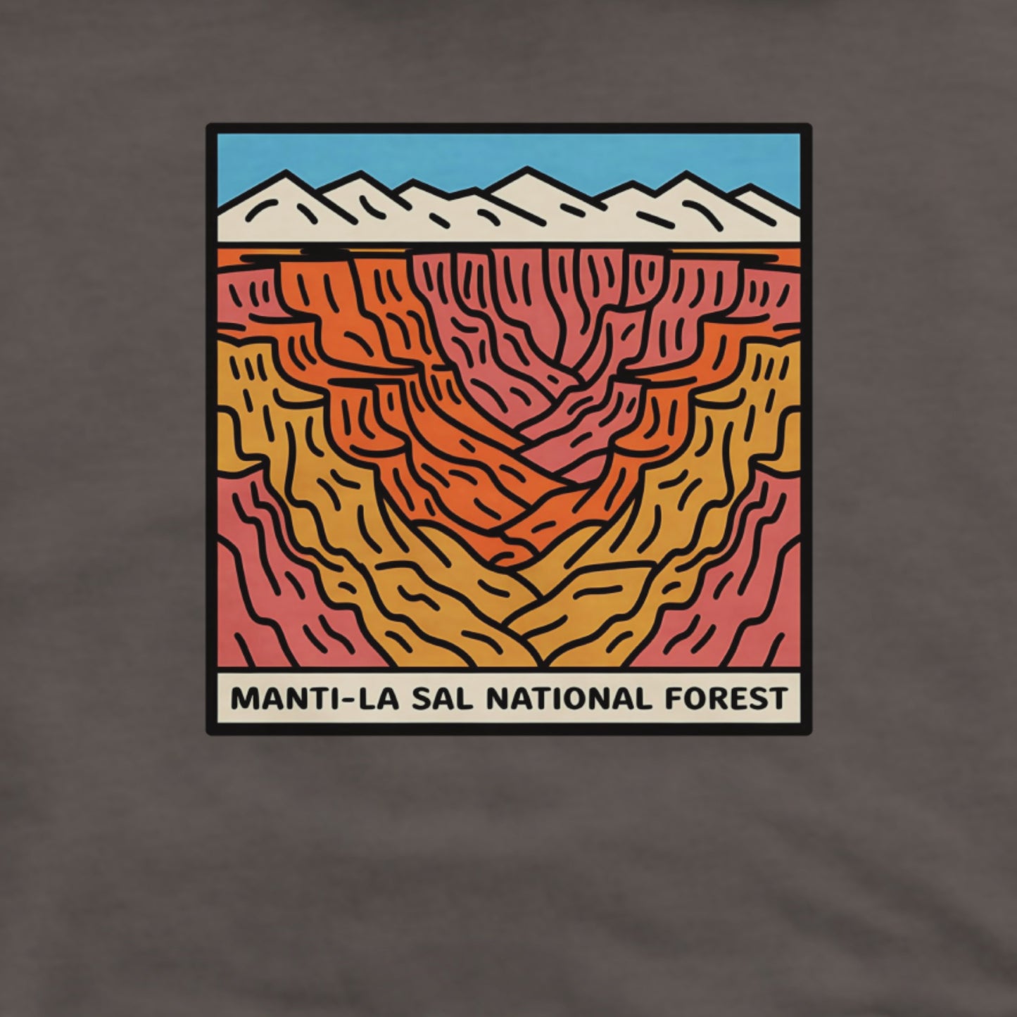Manti-La Sal National Forest Hoodie Adventure and Outdoors Themed Hoodie