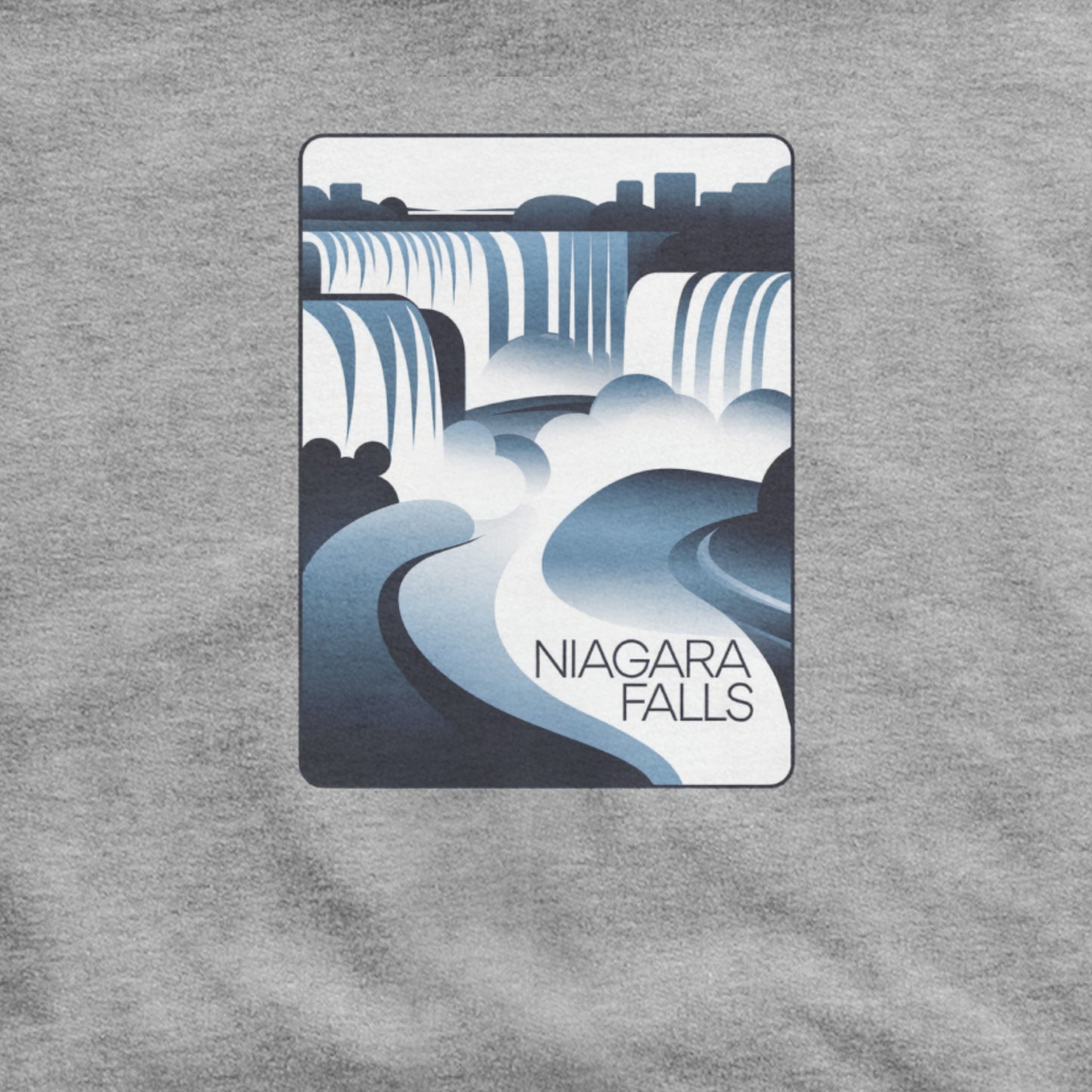 Niagara Falls Modern Hoodie Adventure and Outdoors Themed Hoodie