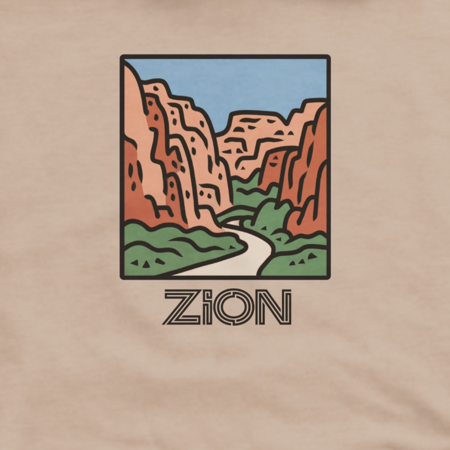 Zion National Park Hoodie Adventure and Outdoors Themed Hoodie