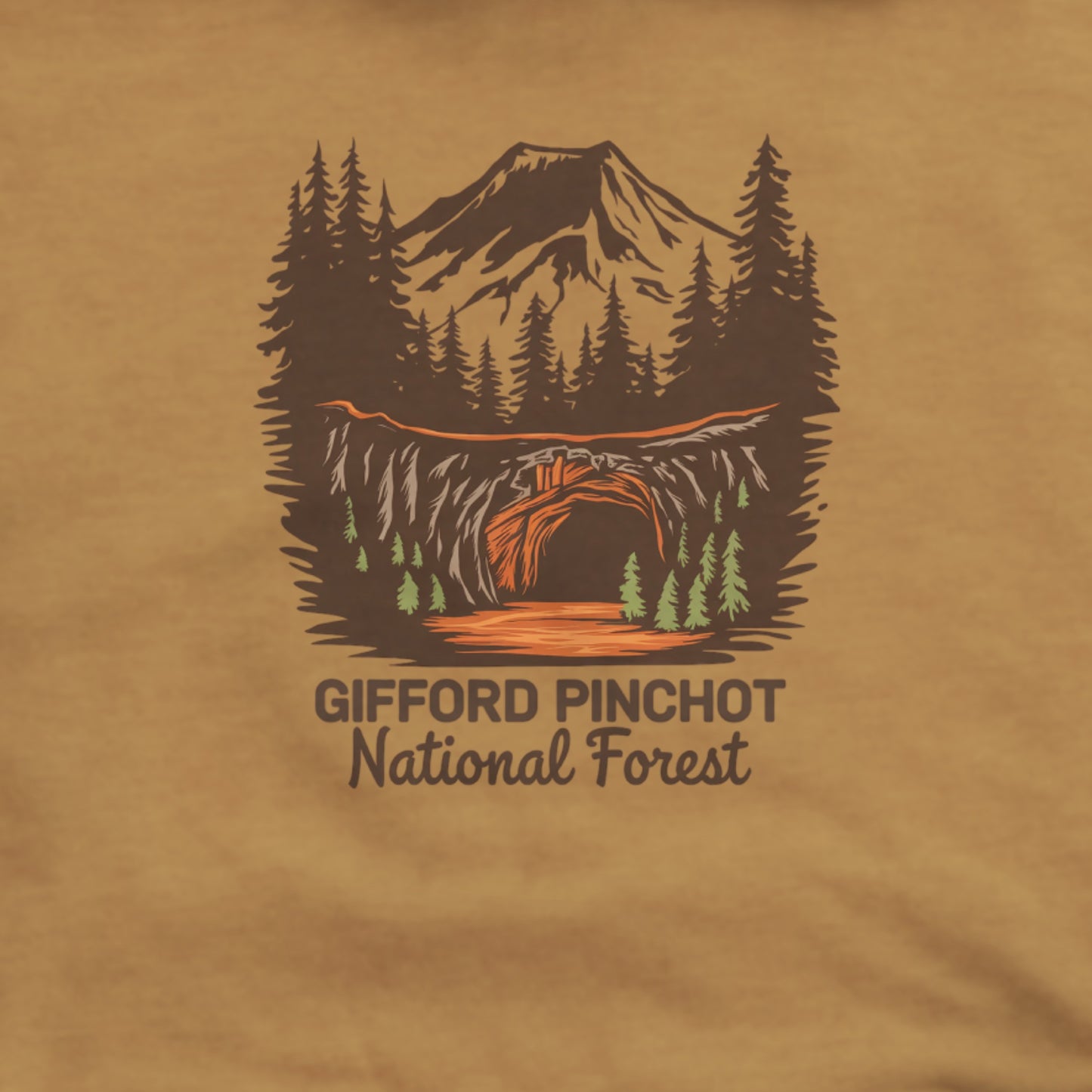 Gifford Pinchot National Forest Hoodie Adventure and Outdoors Themed Hoodie