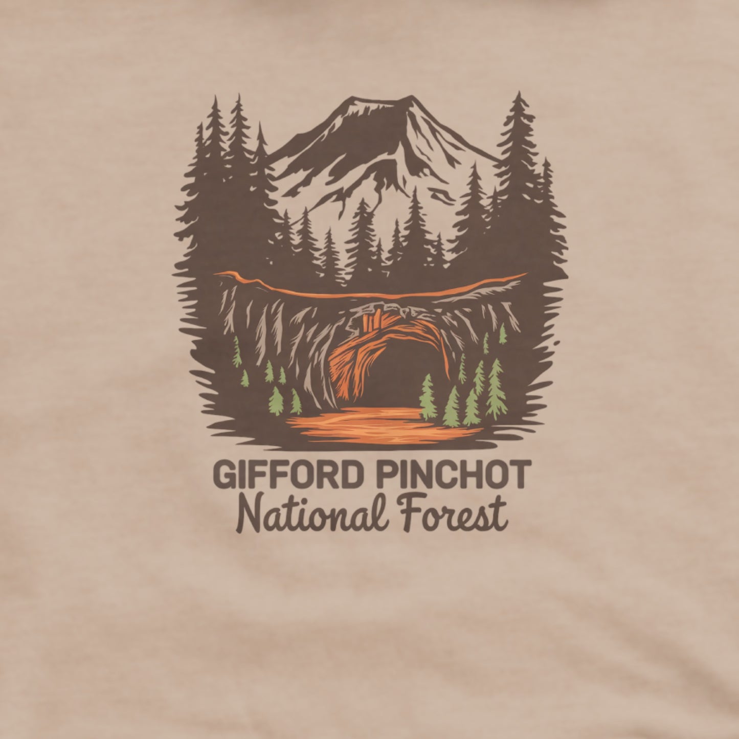 Gifford Pinchot National Forest Hoodie Adventure and Outdoors Themed Hoodie