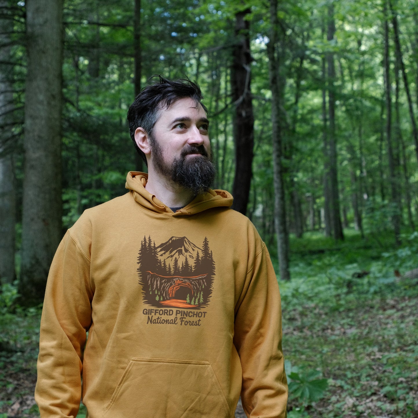 Gifford Pinchot National Forest Hoodie Adventure and Outdoors Themed Hoodie