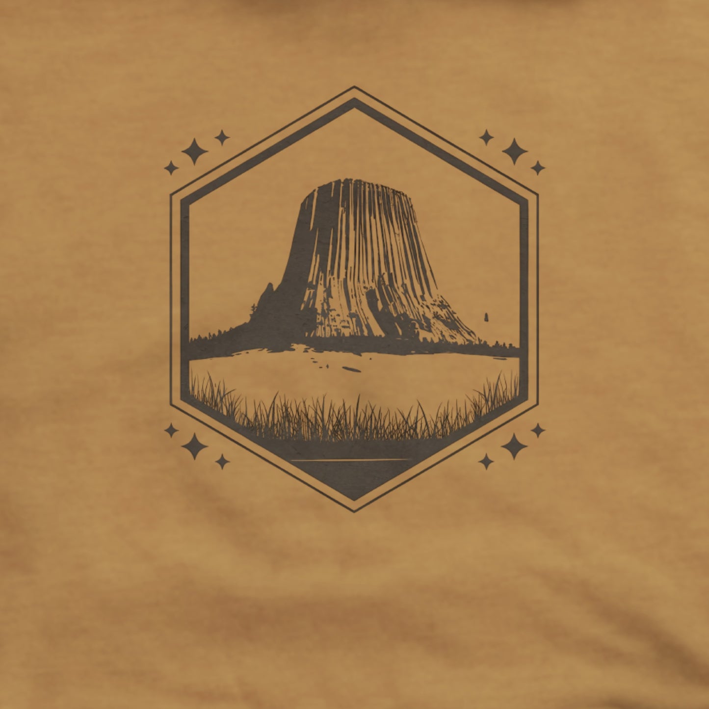 Devil's Tower Wyoming Hoodie Adventure and Outdoors Themed Hoodie