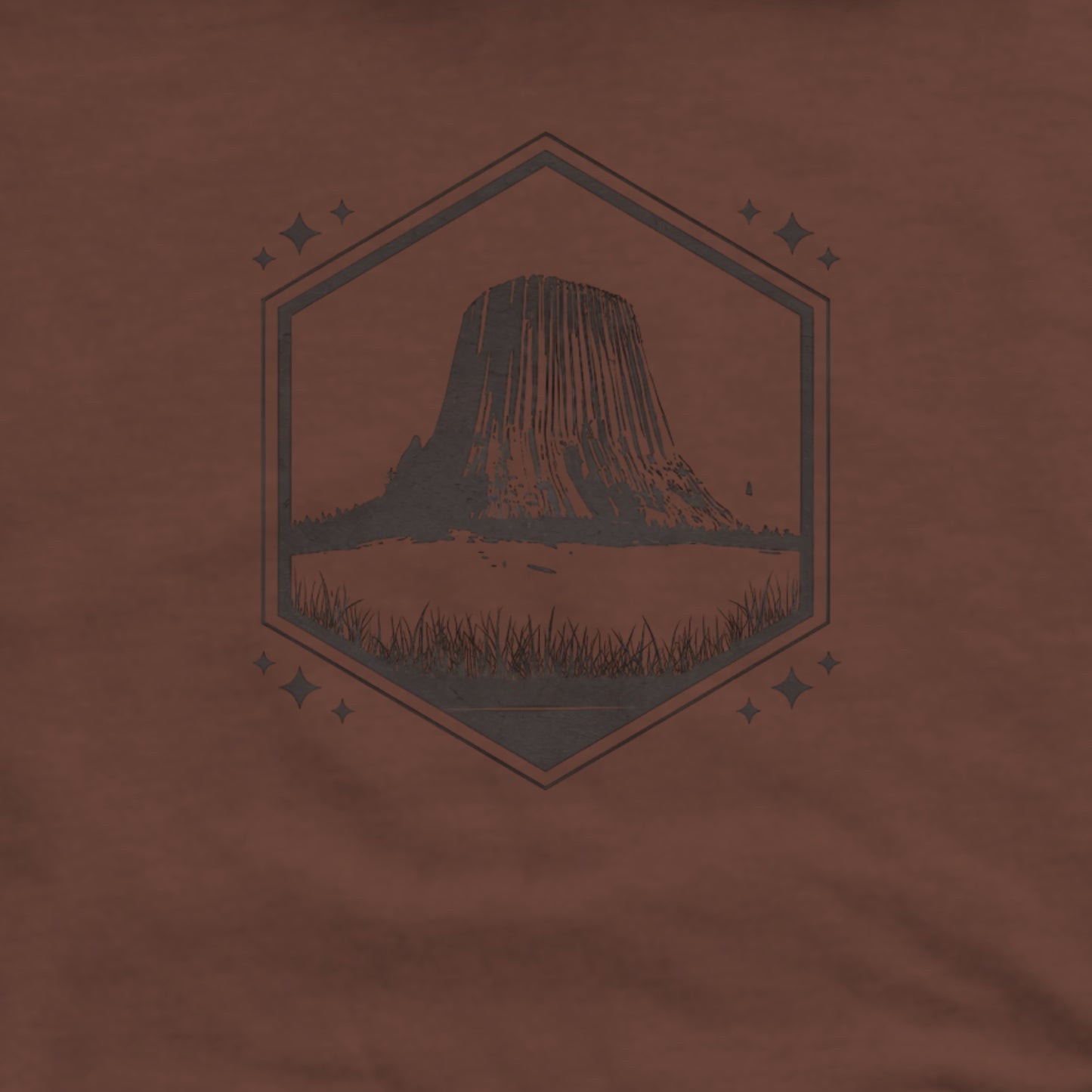 Devil's Tower Wyoming Hoodie Adventure and Outdoors Themed Hoodie