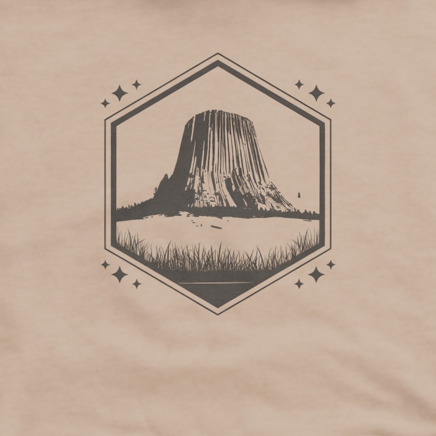 Devil's Tower Wyoming Hoodie Adventure and Outdoors Themed Hoodie