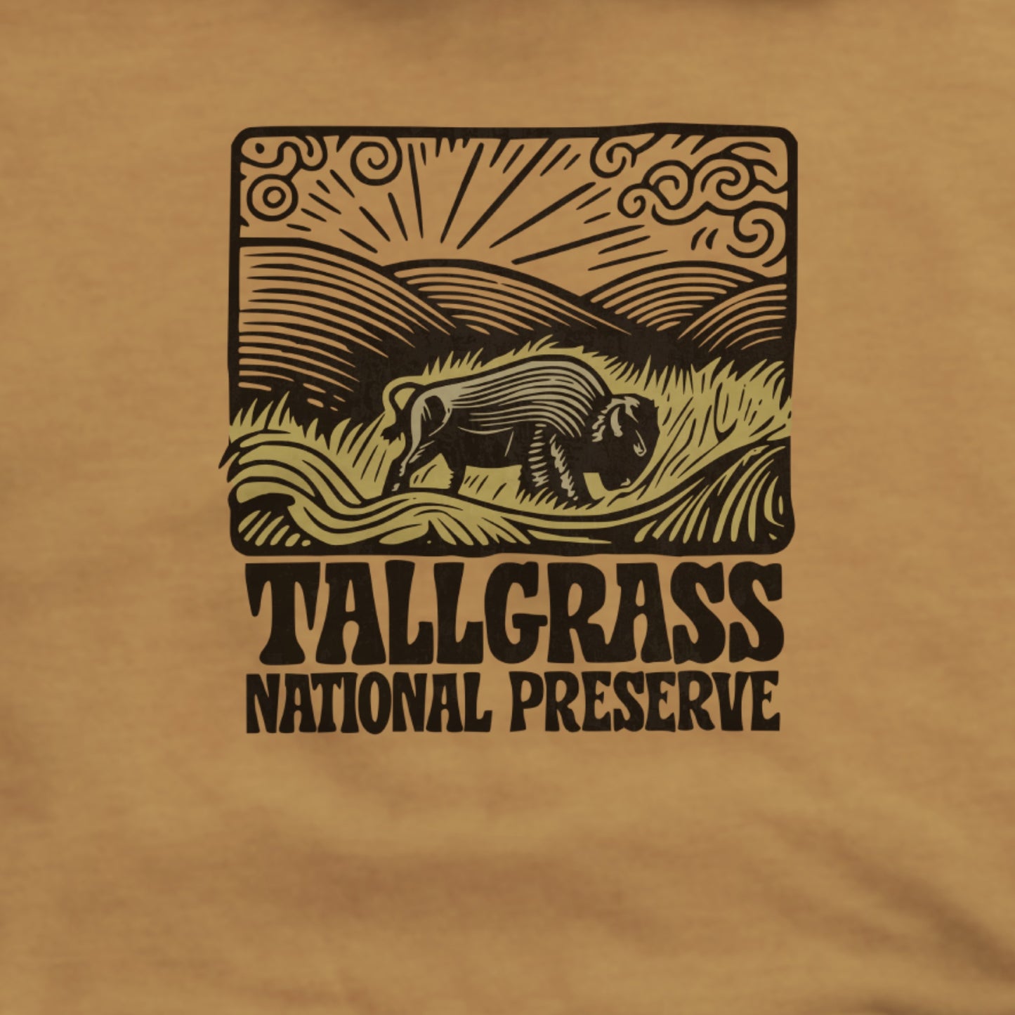 Tallgrass Prairie National Preserve Hoodie Adventure and Outdoors Themed Hoodie