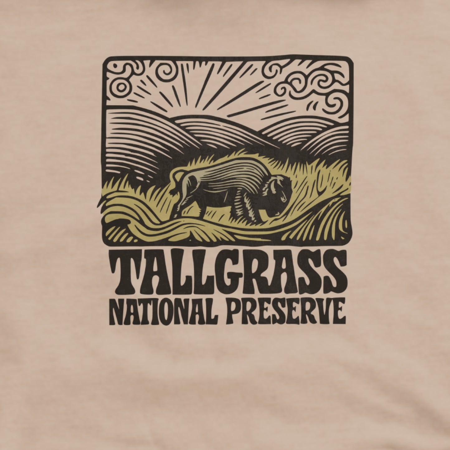 Tallgrass Prairie National Preserve Hoodie Adventure and Outdoors Themed Hoodie