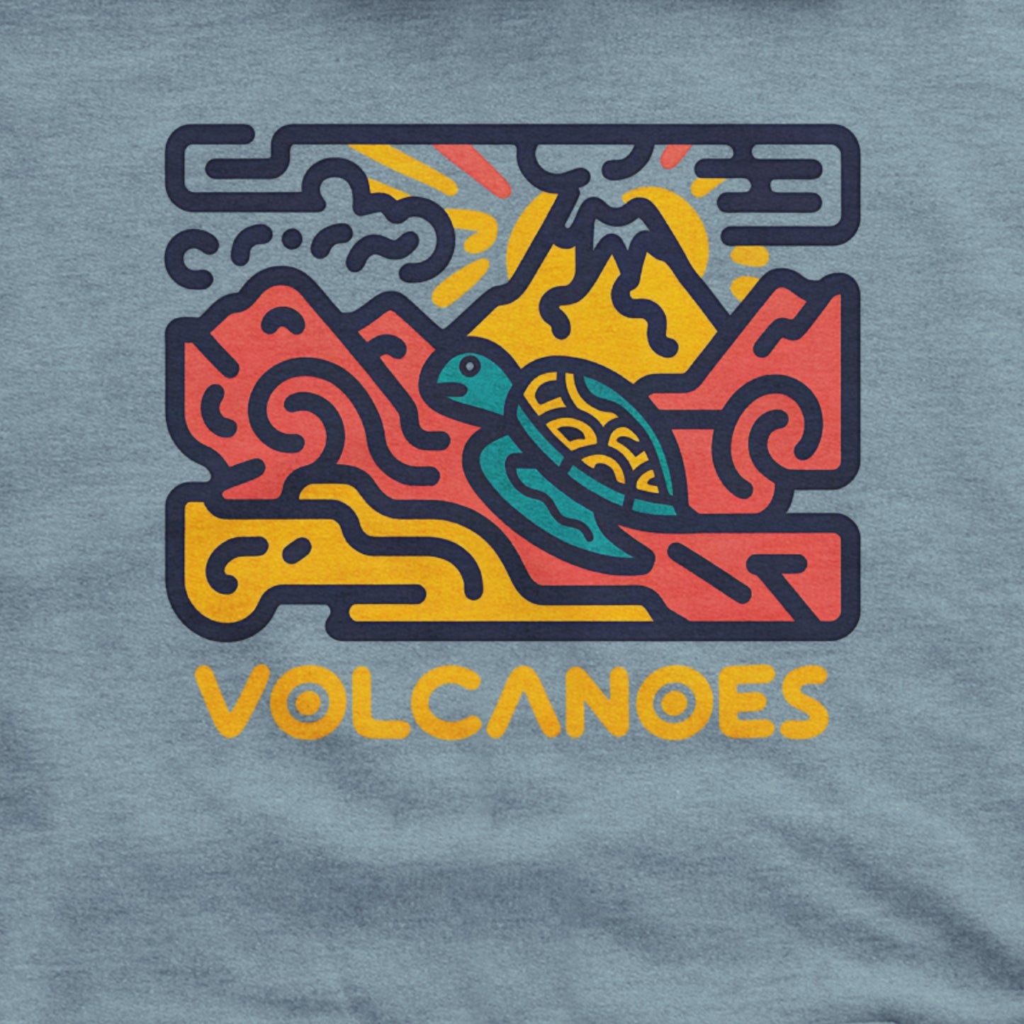 Hawai'i Volcanoes National Park Hoodie Adventure and Outdoors Themed Hoodie