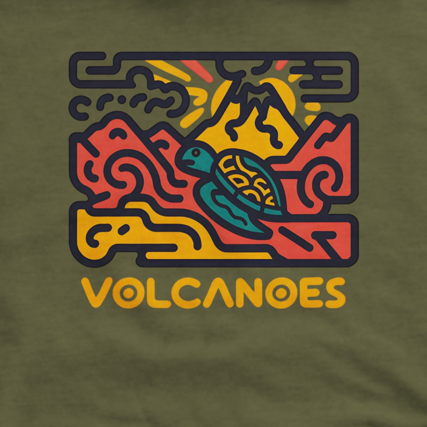 Hawai'i Volcanoes National Park Hoodie Adventure and Outdoors Themed Hoodie