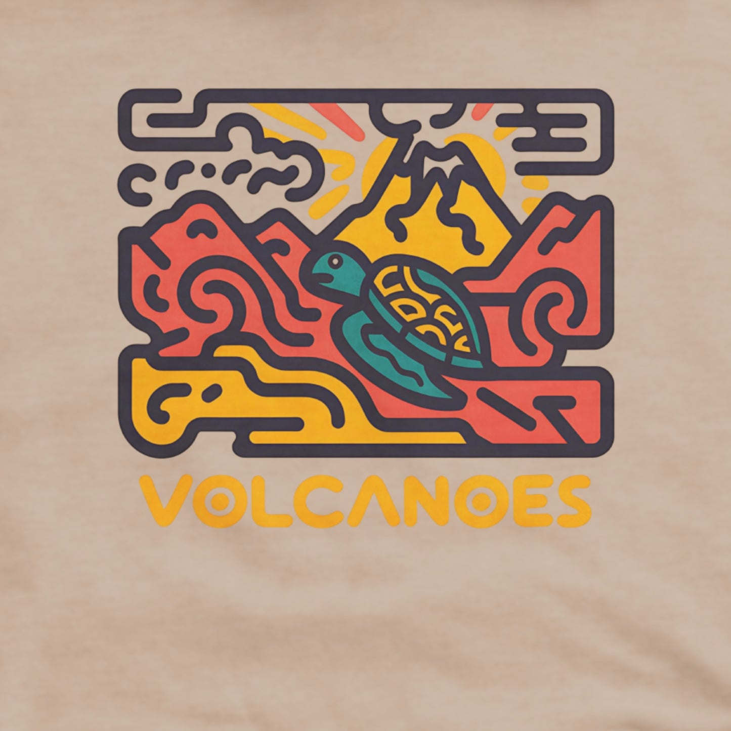 Hawai'i Volcanoes National Park Hoodie Adventure and Outdoors Themed Hoodie