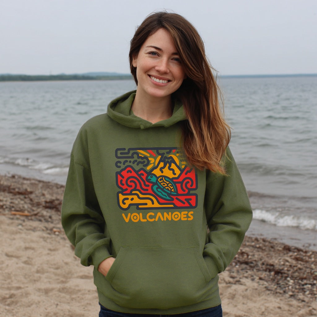 Hawai'i Volcanoes National Park Hoodie Adventure and Outdoors Themed Hoodie