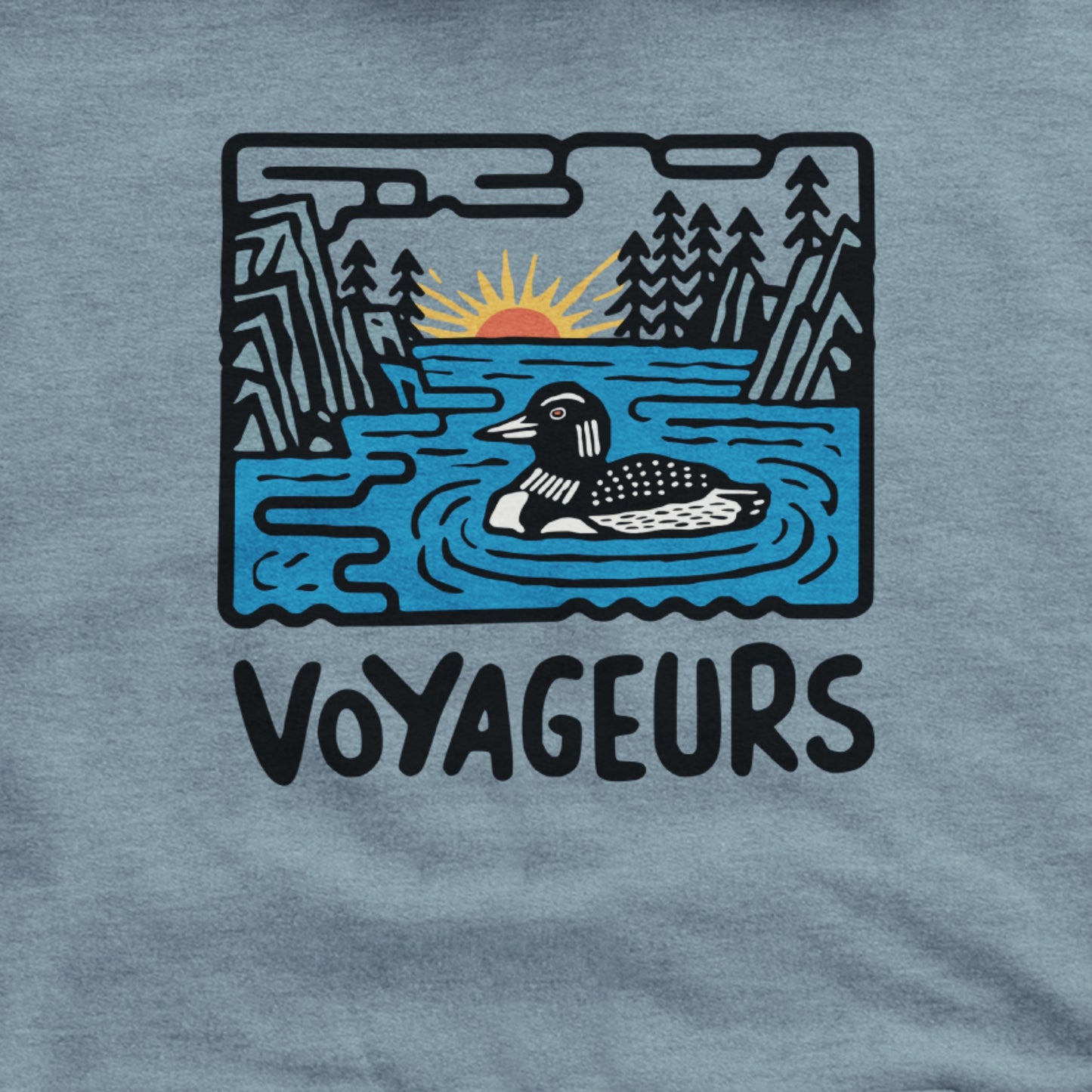 Voyageurs National Park Hoodie Adventure and Outdoors Themed Hoodie