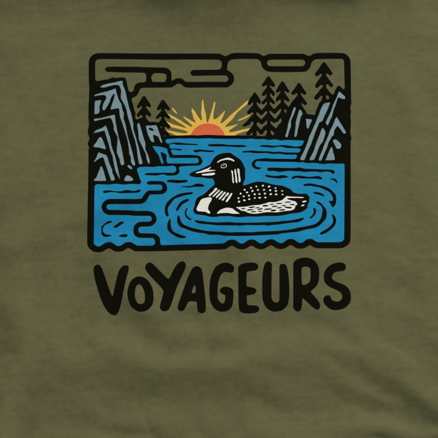 Voyageurs National Park Hoodie Adventure and Outdoors Themed Hoodie