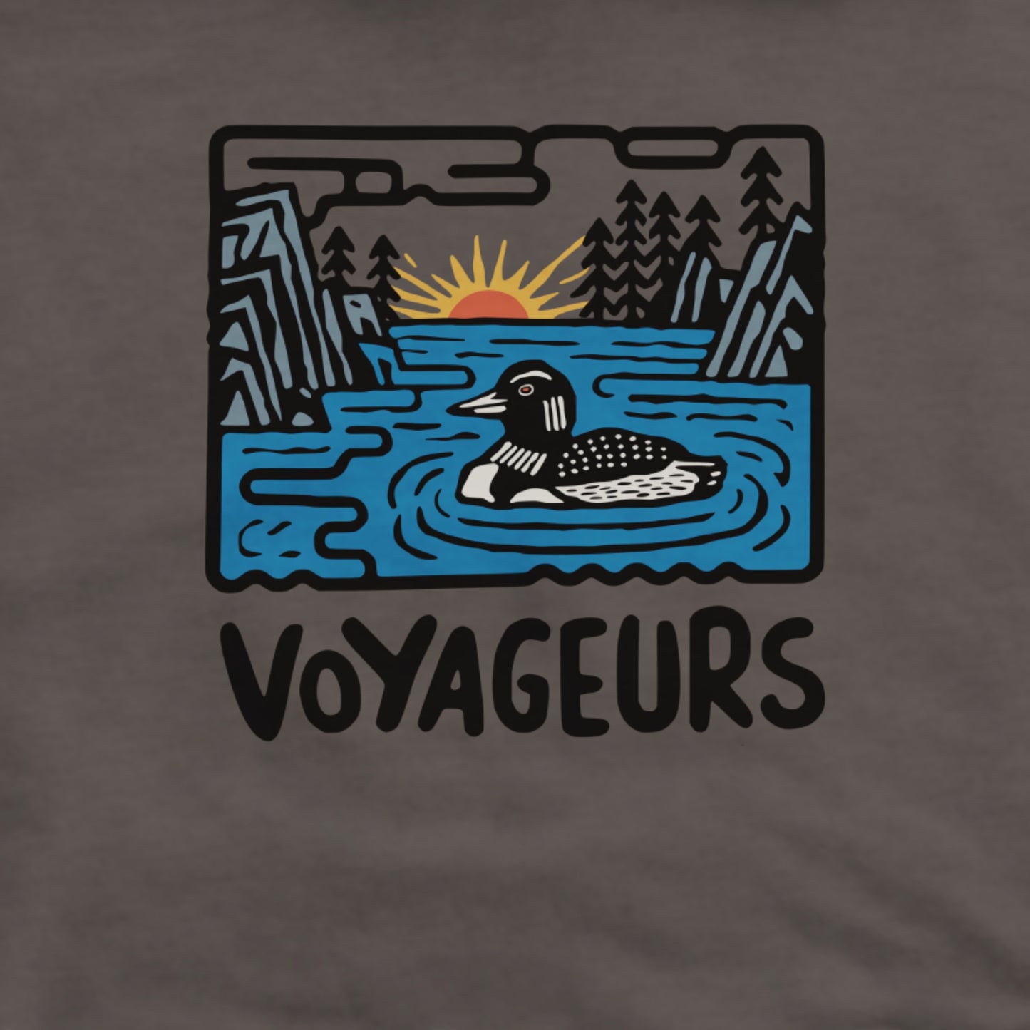 Voyageurs National Park Hoodie Adventure and Outdoors Themed Hoodie
