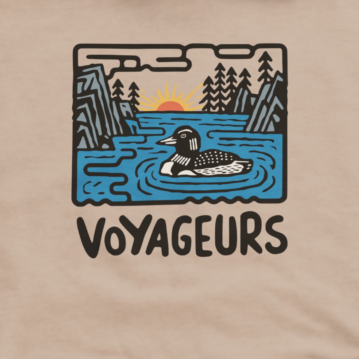 Voyageurs National Park Hoodie Adventure and Outdoors Themed Hoodie