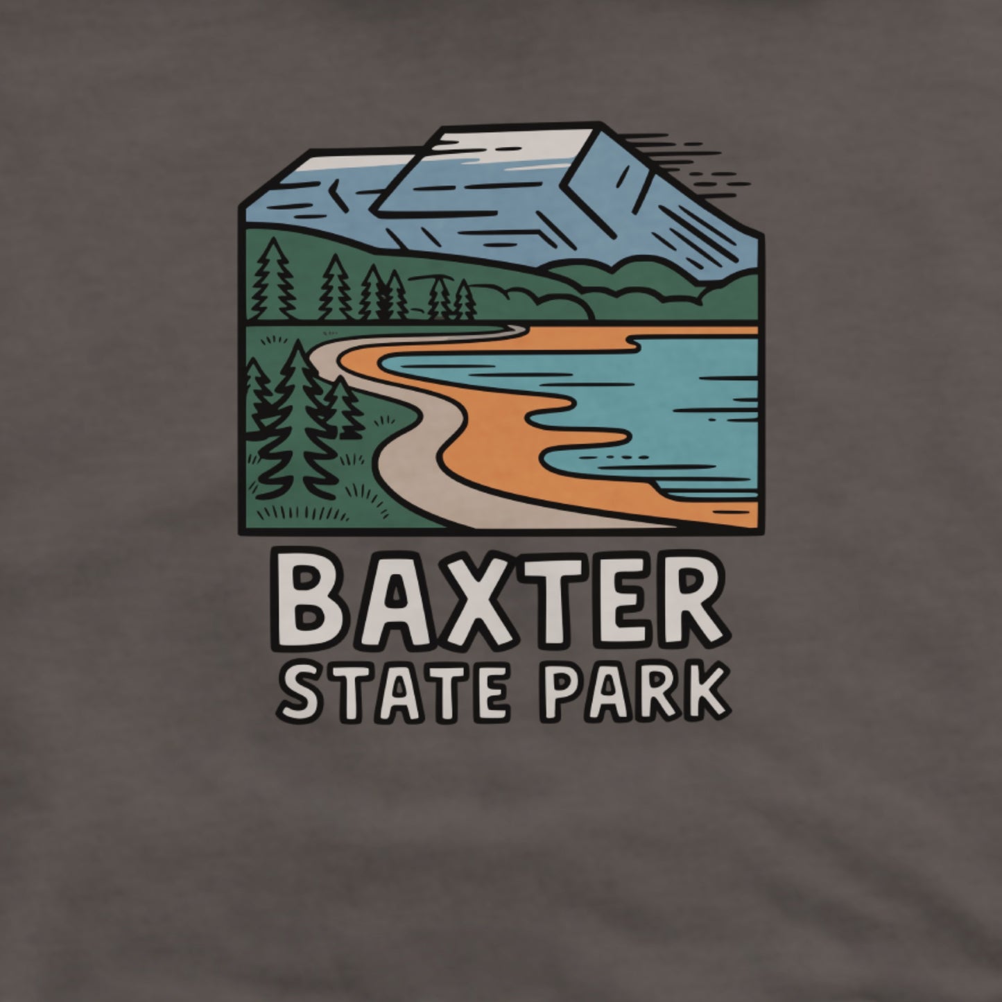 Baxter State Park Hoodie Adventure and Outdoors Themed Hoodie