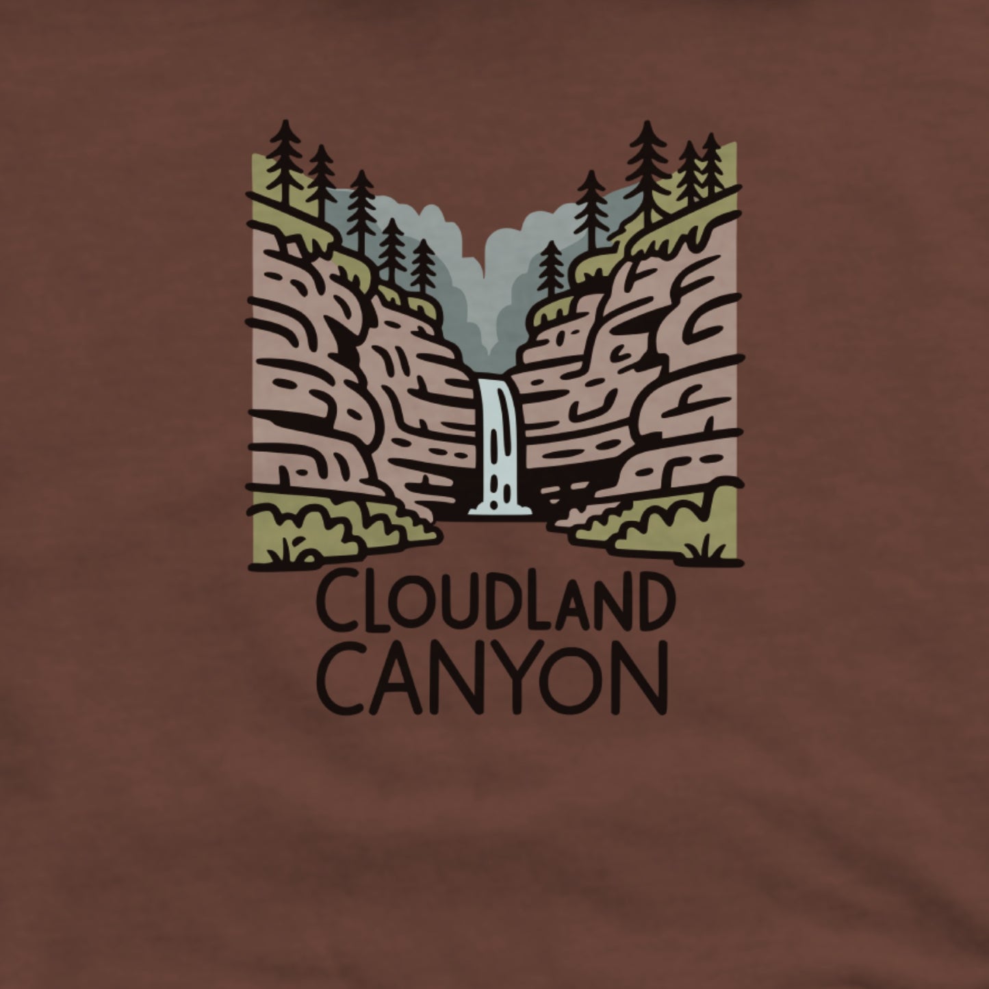 Cloudland Canyon State Park Hoodie Adventure and Outdoors Themed Hoodie