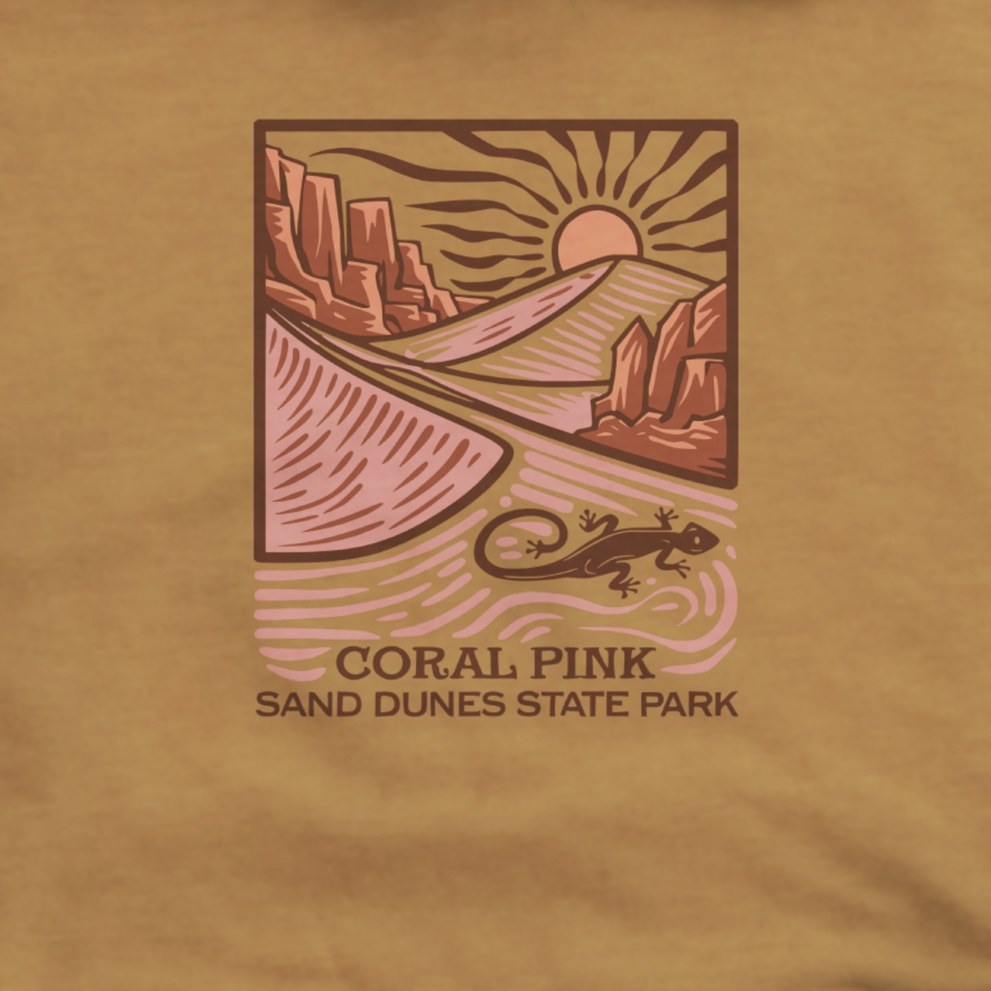 Coral Pink Sand Dunes State Park Hoodie Adventure and Outdoors Themed Hoodie