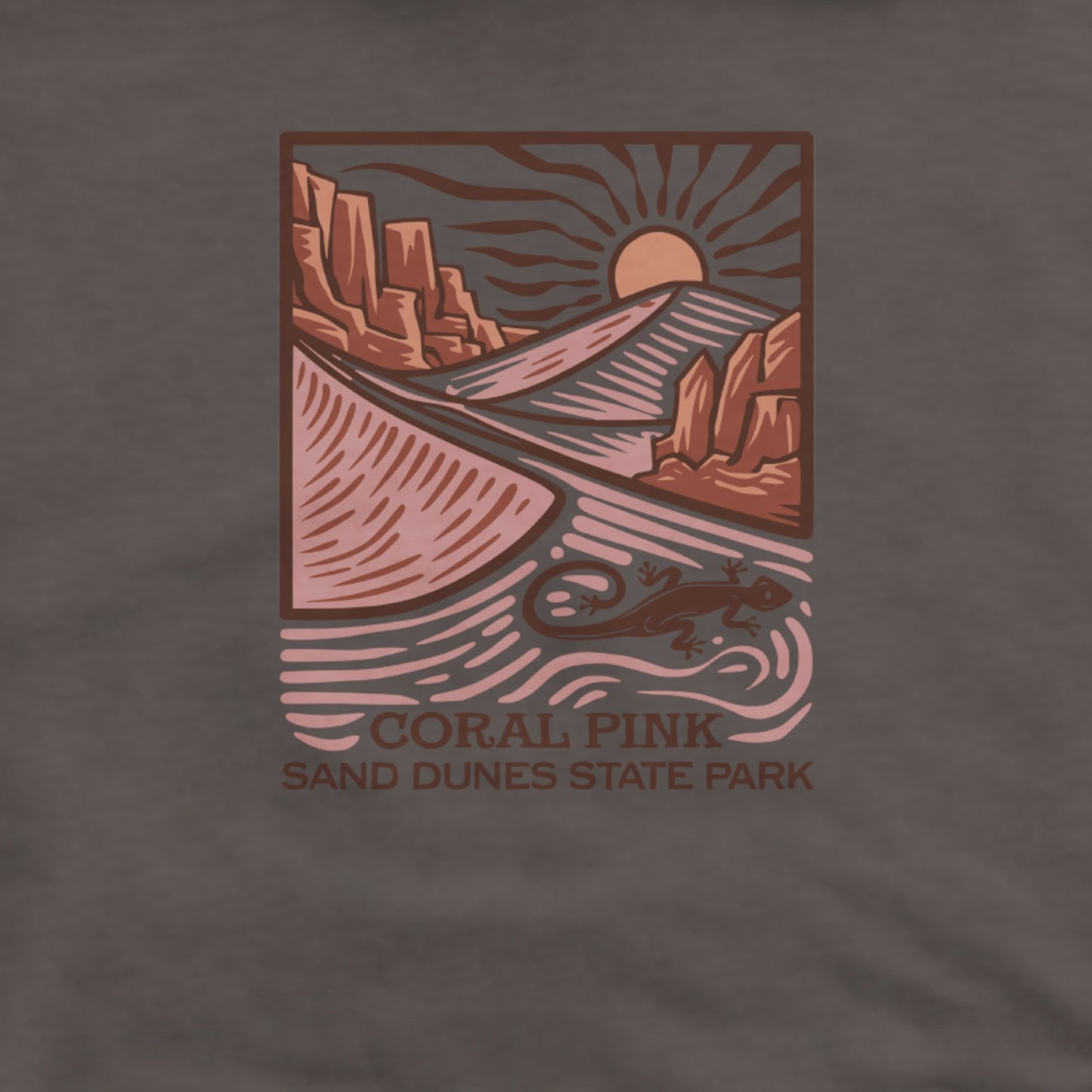 Coral Pink Sand Dunes State Park Hoodie Adventure and Outdoors Themed Hoodie