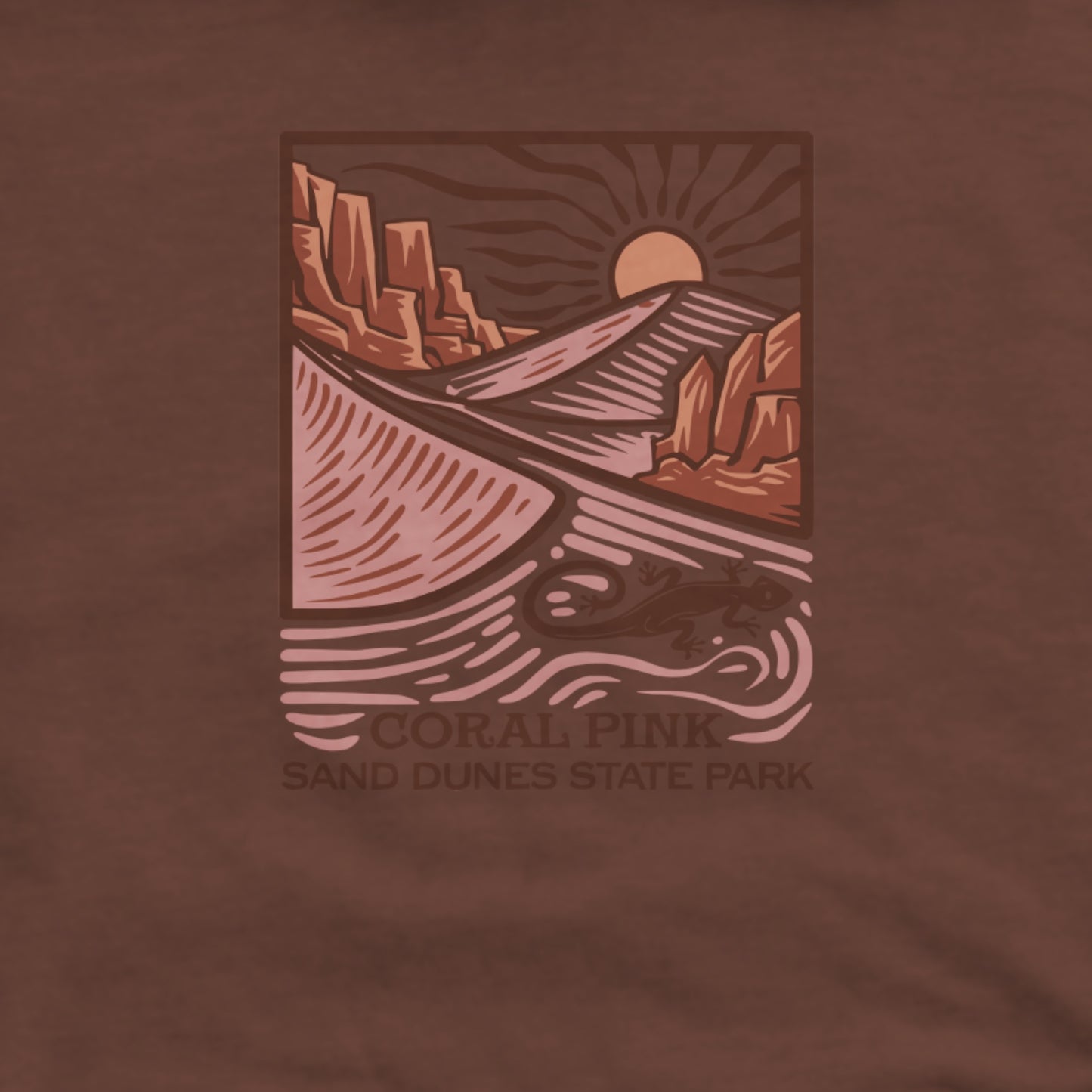 Coral Pink Sand Dunes State Park Hoodie Adventure and Outdoors Themed Hoodie