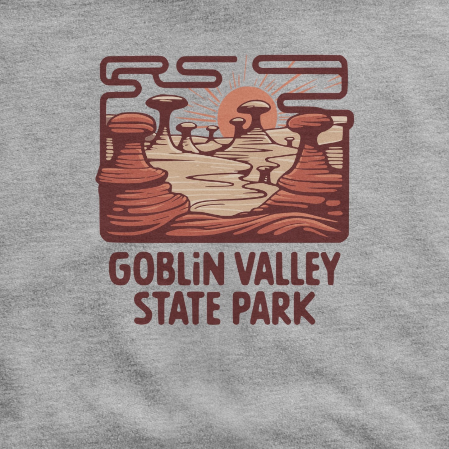 Goblin Valley State Park Hoodie Adventure and Outdoors Themed Hoodie