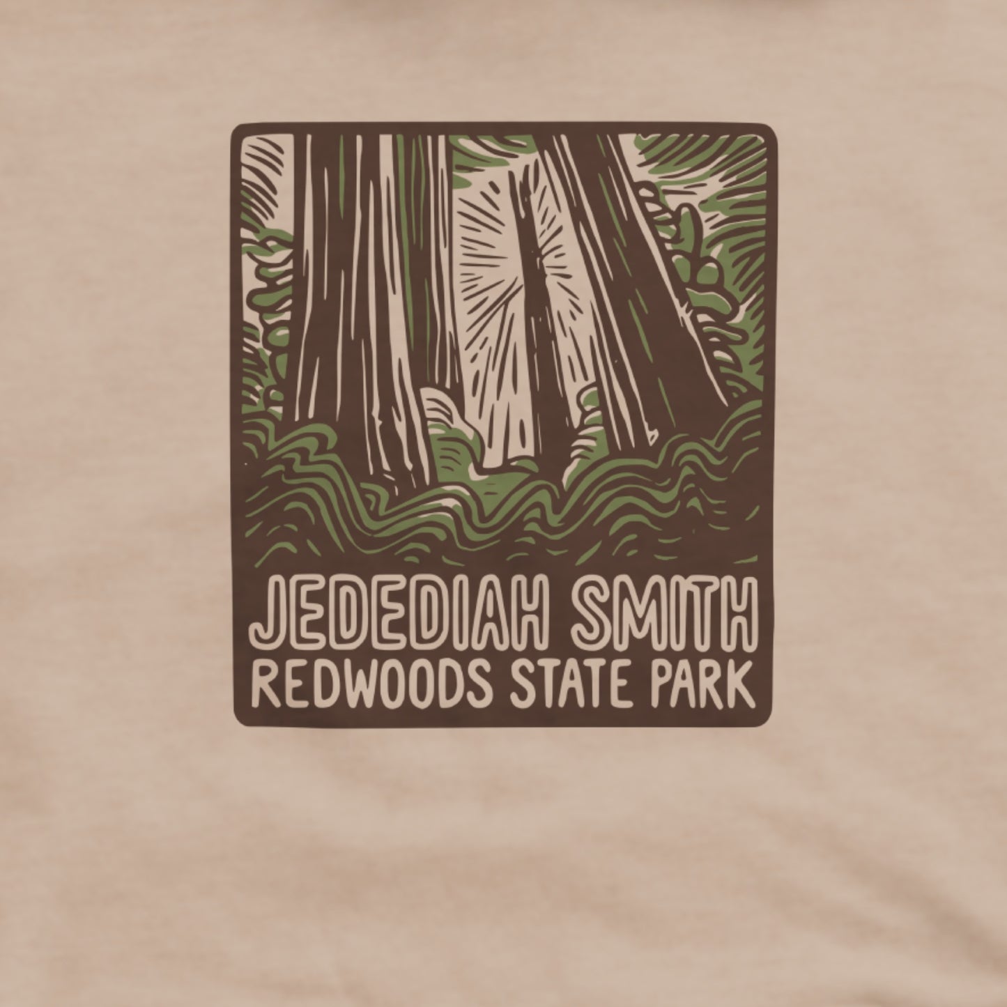 Jedediah Smith Redwoods State Park Hoodie Adventure and Outdoors Themed Hoodie