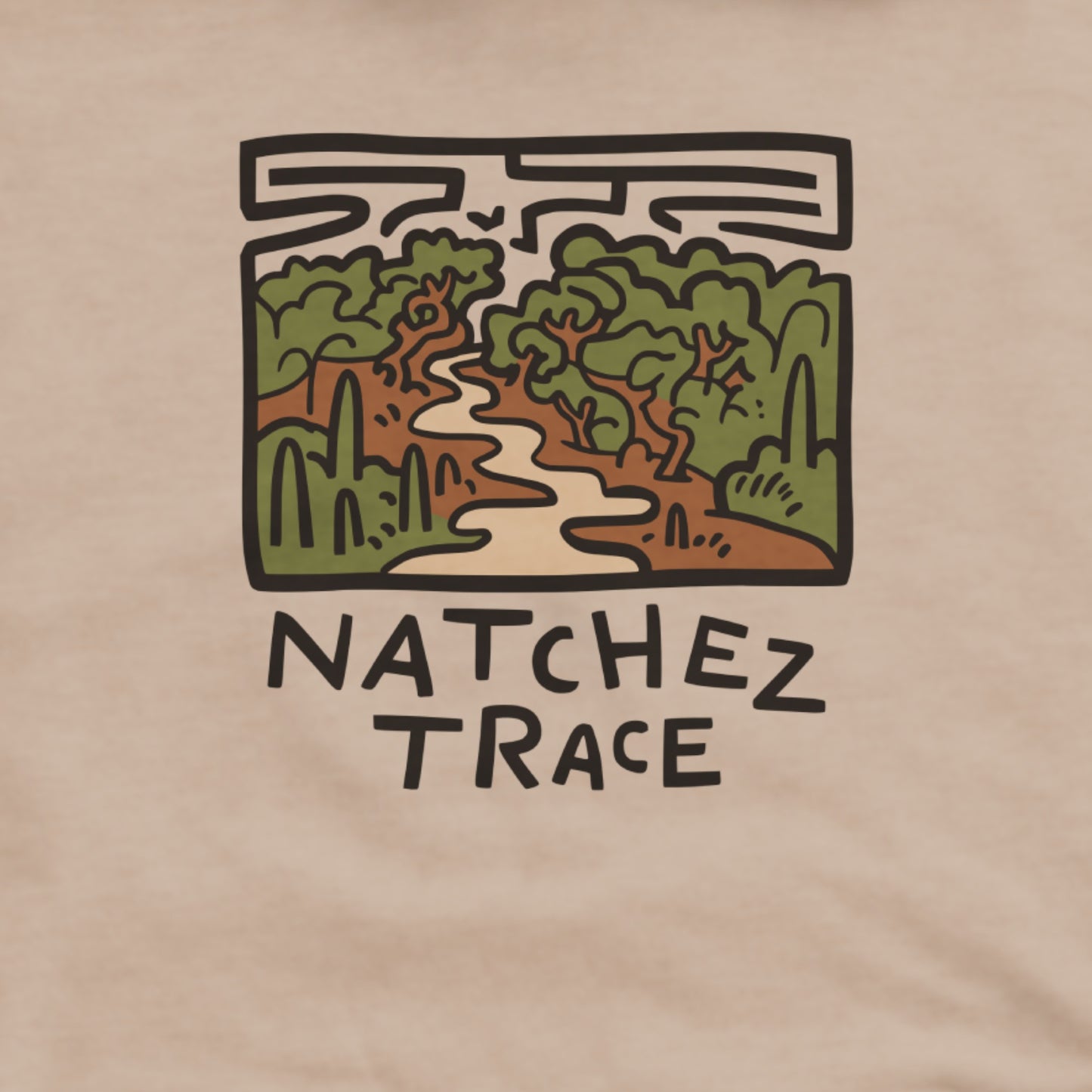 Natchez Trace Hoodie Adventure and Outdoors Themed Hoodie
