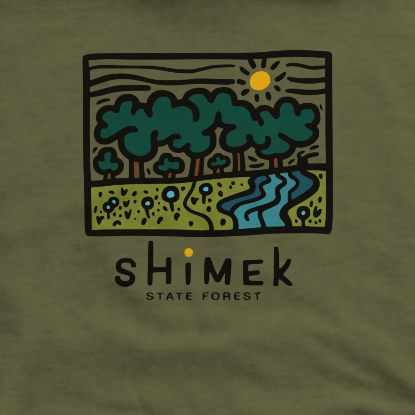 Shimek State Forest Hoodie Adventure and Outdoors Themed Hoodie