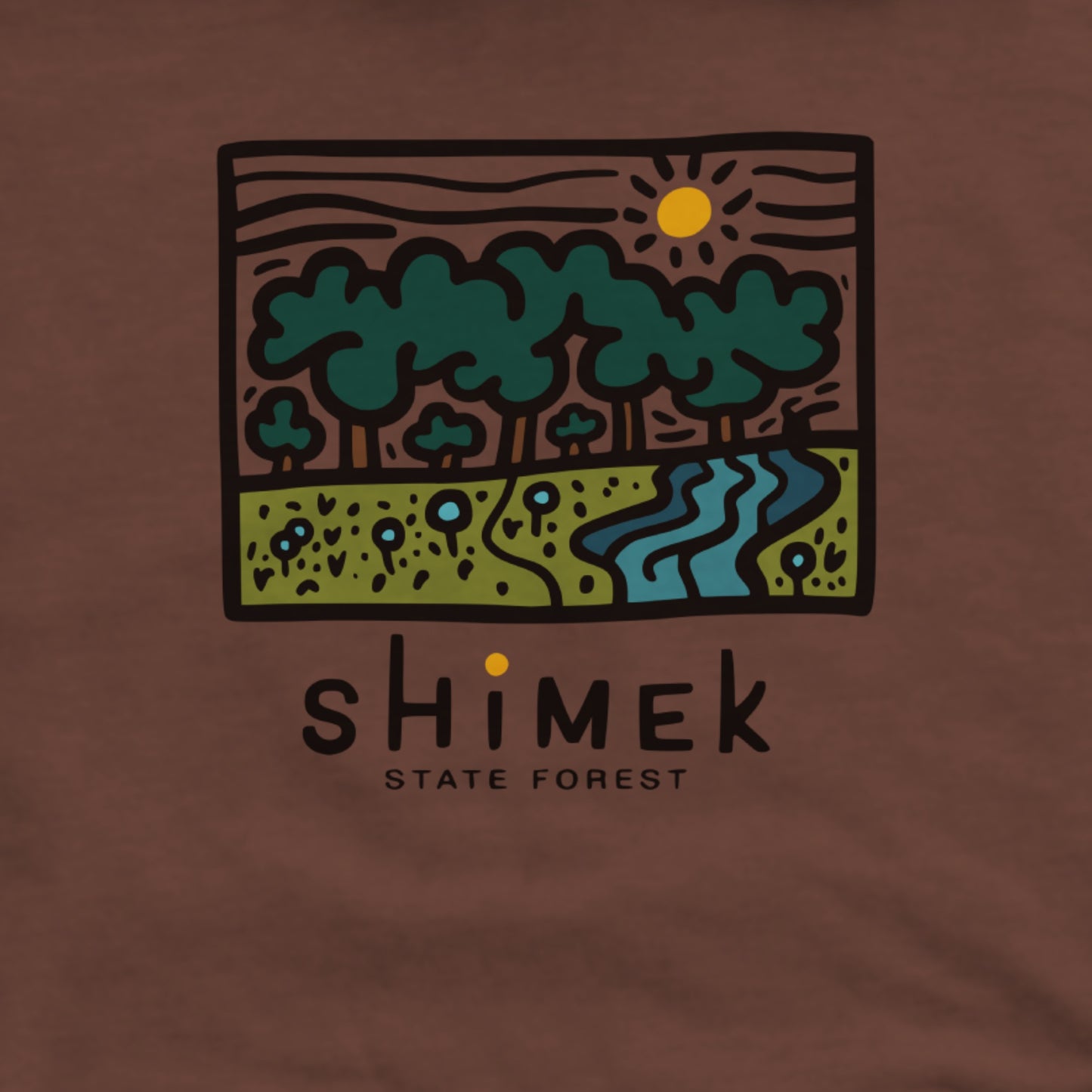 Shimek State Forest Hoodie Adventure and Outdoors Themed Hoodie
