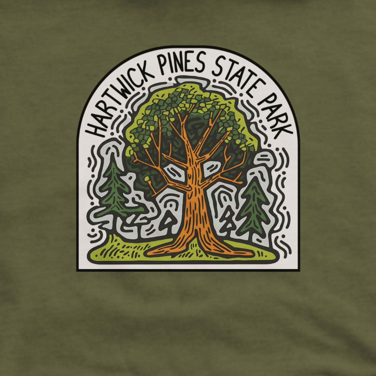 Hartwick Pines State Park Hoodie Adventure and Outdoors Themed Hoodie