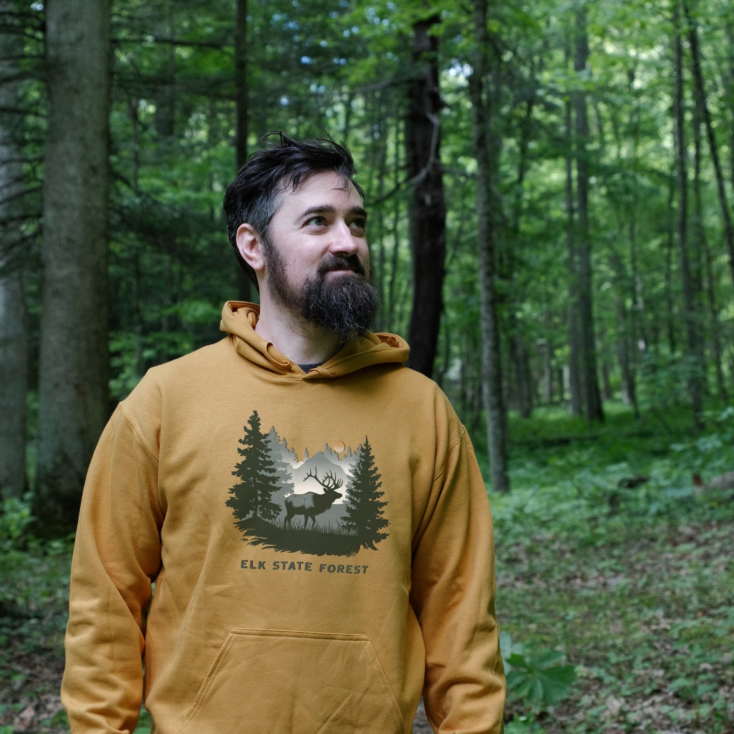Elk State Forest Hoodie Adventure and Outdoors Themed Hoodie