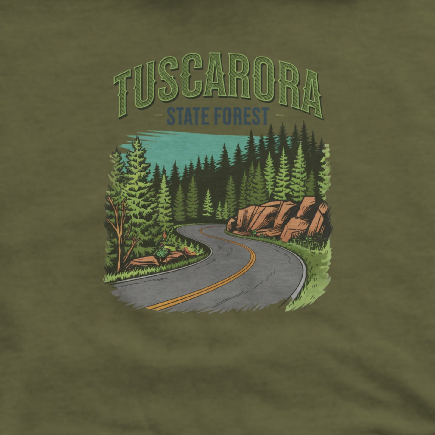 Tuscarora State Forest Hoodie Adventure and Outdoors Themed Hoodie