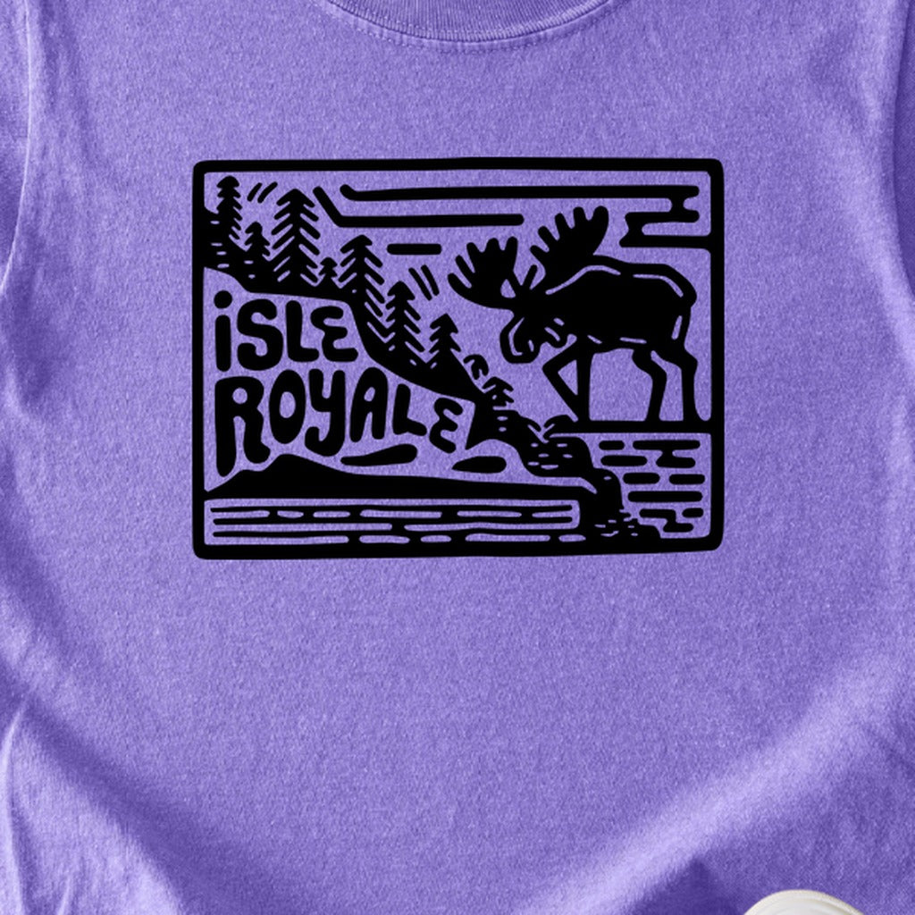 Isle Royale National Park Kids Cotton T-Shirt