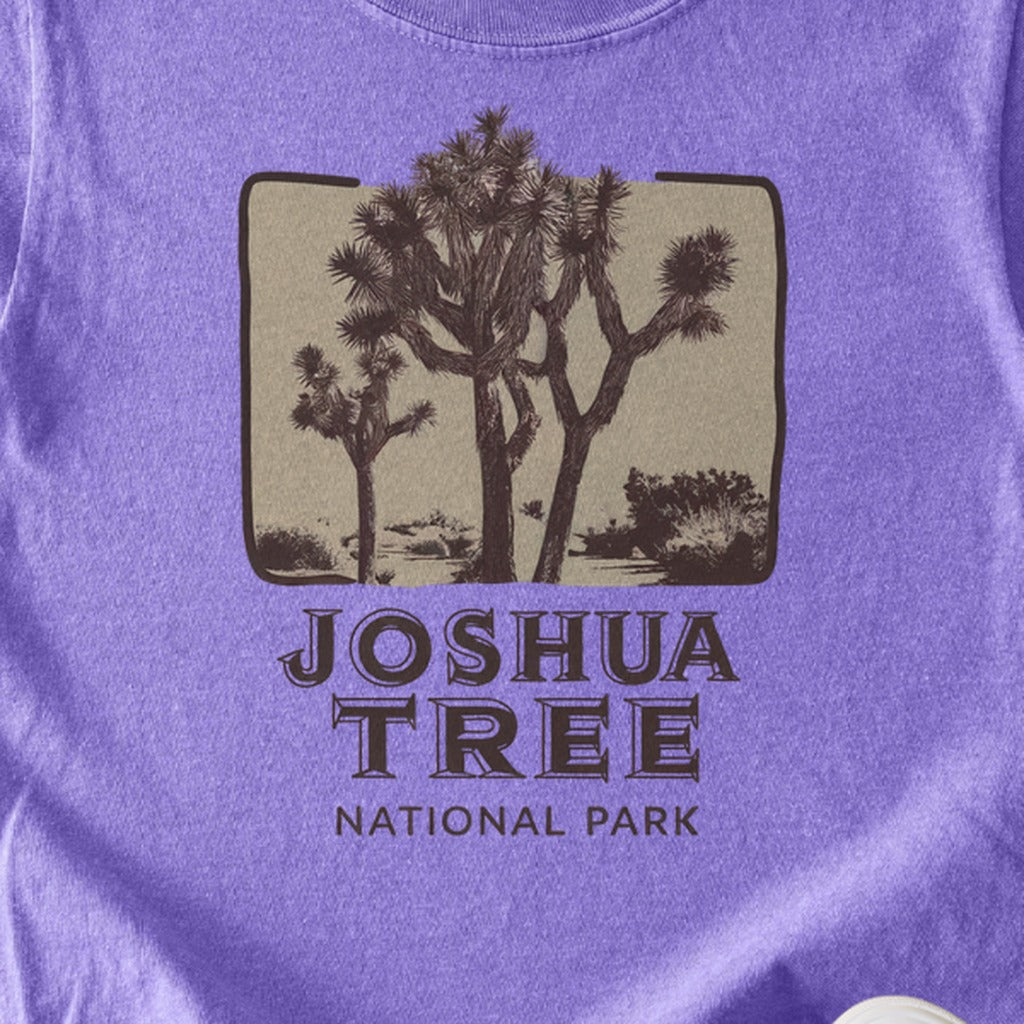Joshua Tree National Park Vintage Kids Cotton T-Shirt
