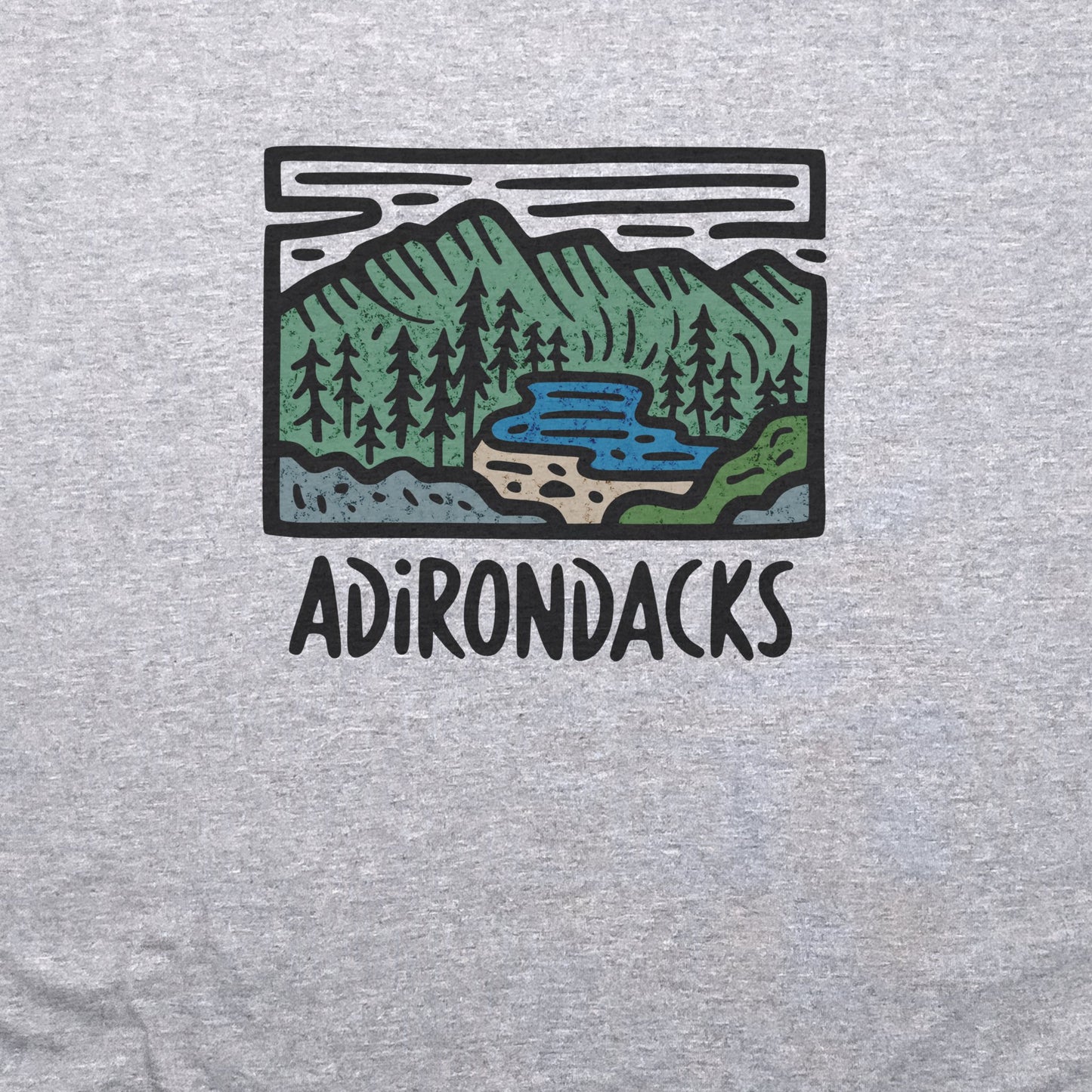Adirondack Mountains T-Shirt Adventure and Outdoors Themed T-Shirt