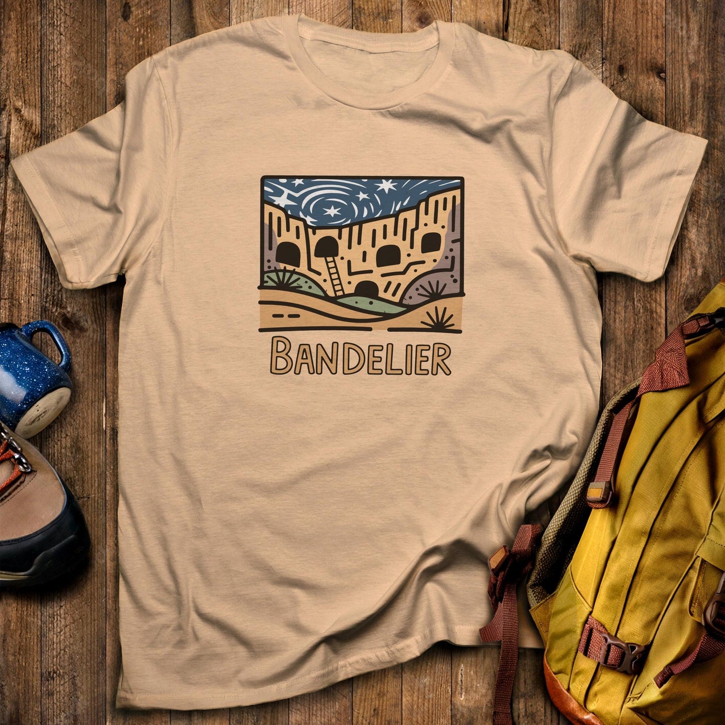 Bandelier National Monument T-Shirt Sand Adventure and Outdoors Themed T-Shirt