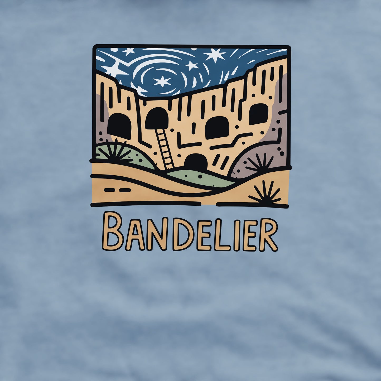 Bandelier National Monument Crewneck Sweatshirt Adventure and Outdoors Themed Sweatshirt