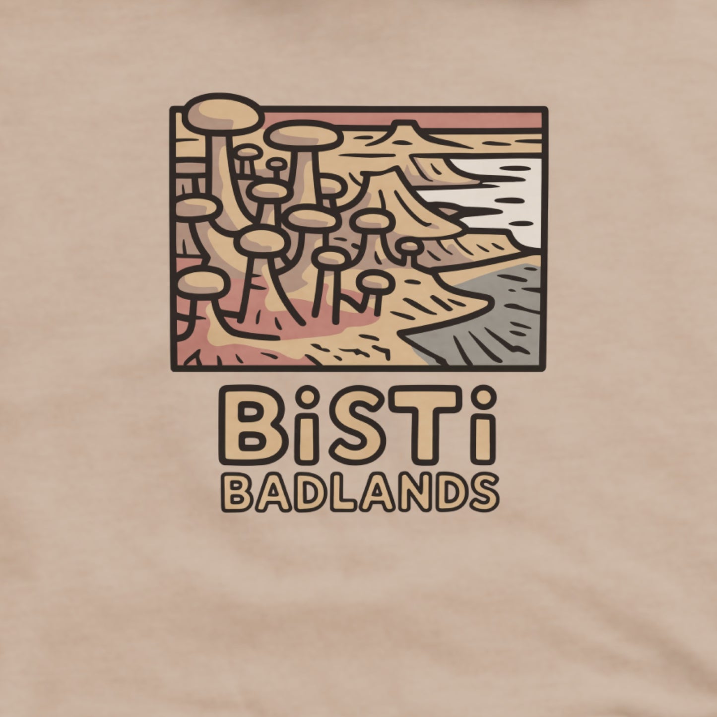 Bisti Badlands Hoodie Adventure and Outdoors Themed Hoodie