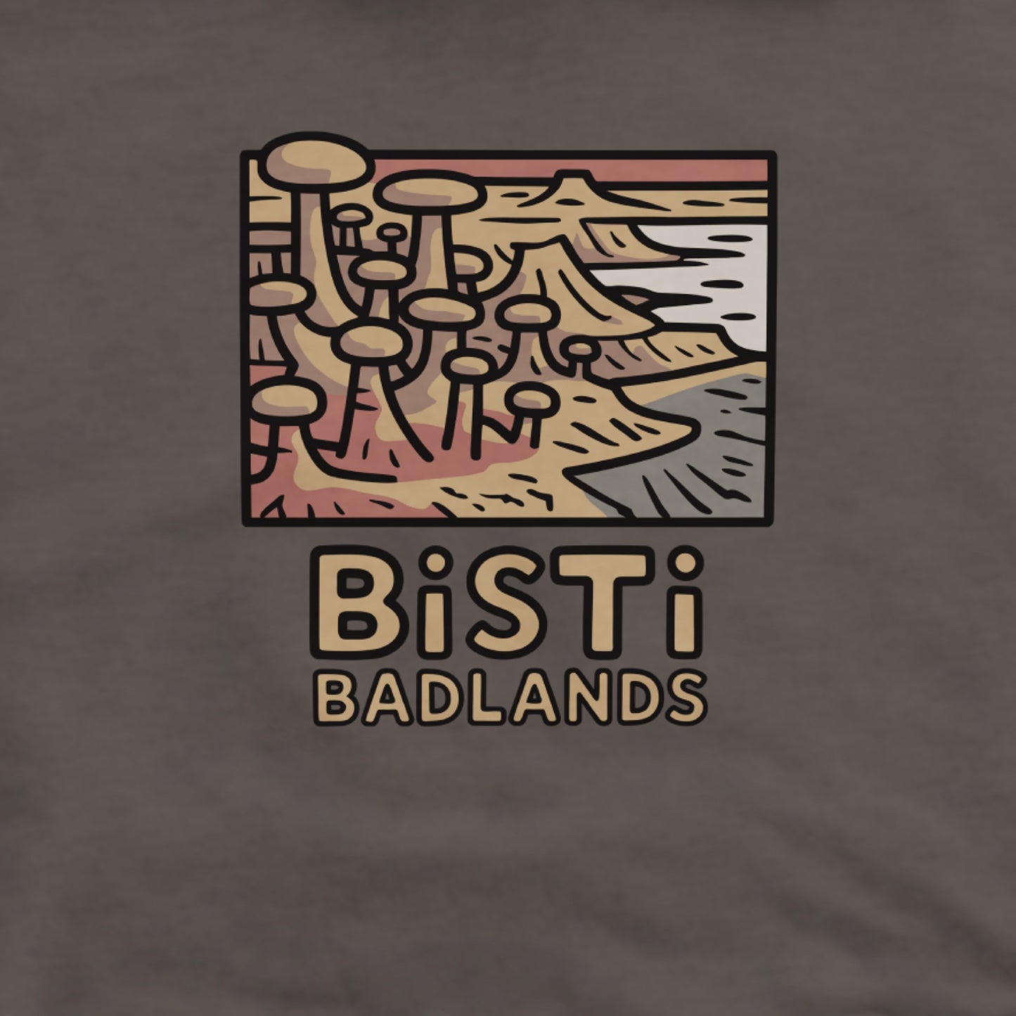 Bisti Badlands Hoodie Adventure and Outdoors Themed Hoodie