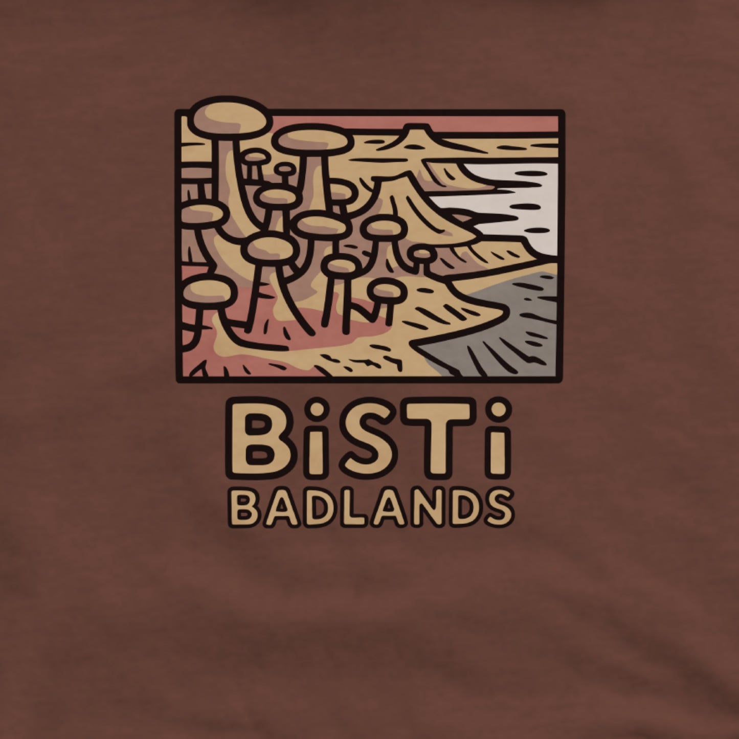 Bisti Badlands Hoodie Adventure and Outdoors Themed Hoodie