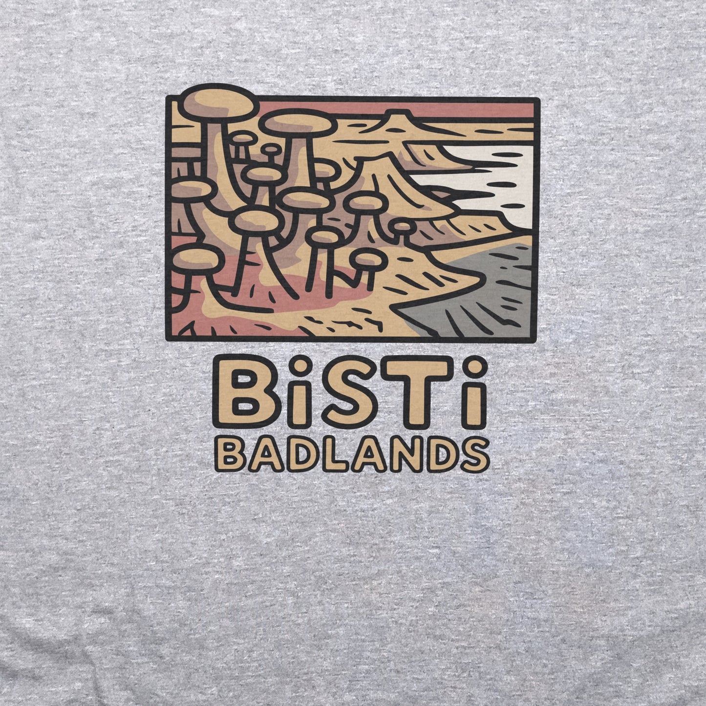 Bisti Badlands T-Shirt Adventure and Outdoors Themed T-Shirt