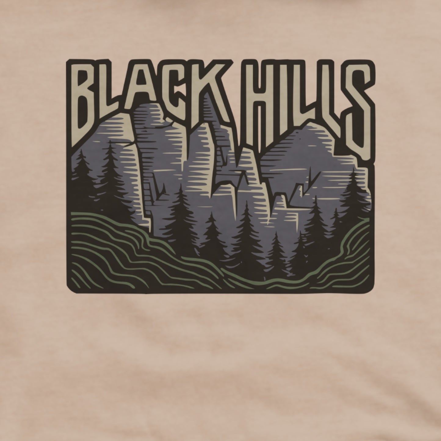 Black Hills National Forest Hoodie Adventure and Outdoors Themed Hoodie