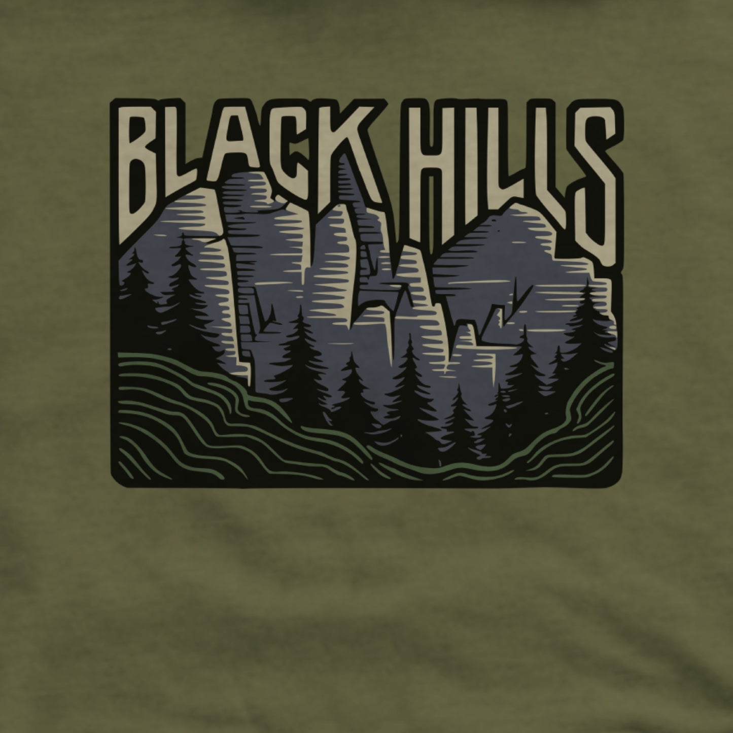 Black Hills National Forest Hoodie Adventure and Outdoors Themed Hoodie