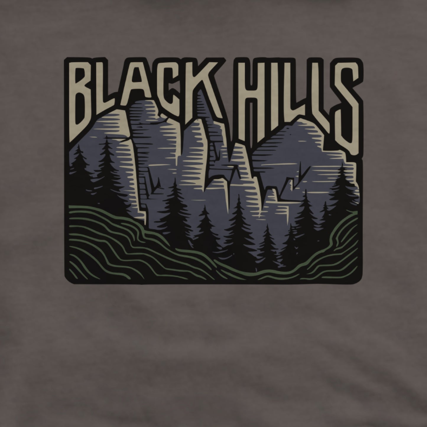 Black Hills National Forest Hoodie Adventure and Outdoors Themed Hoodie