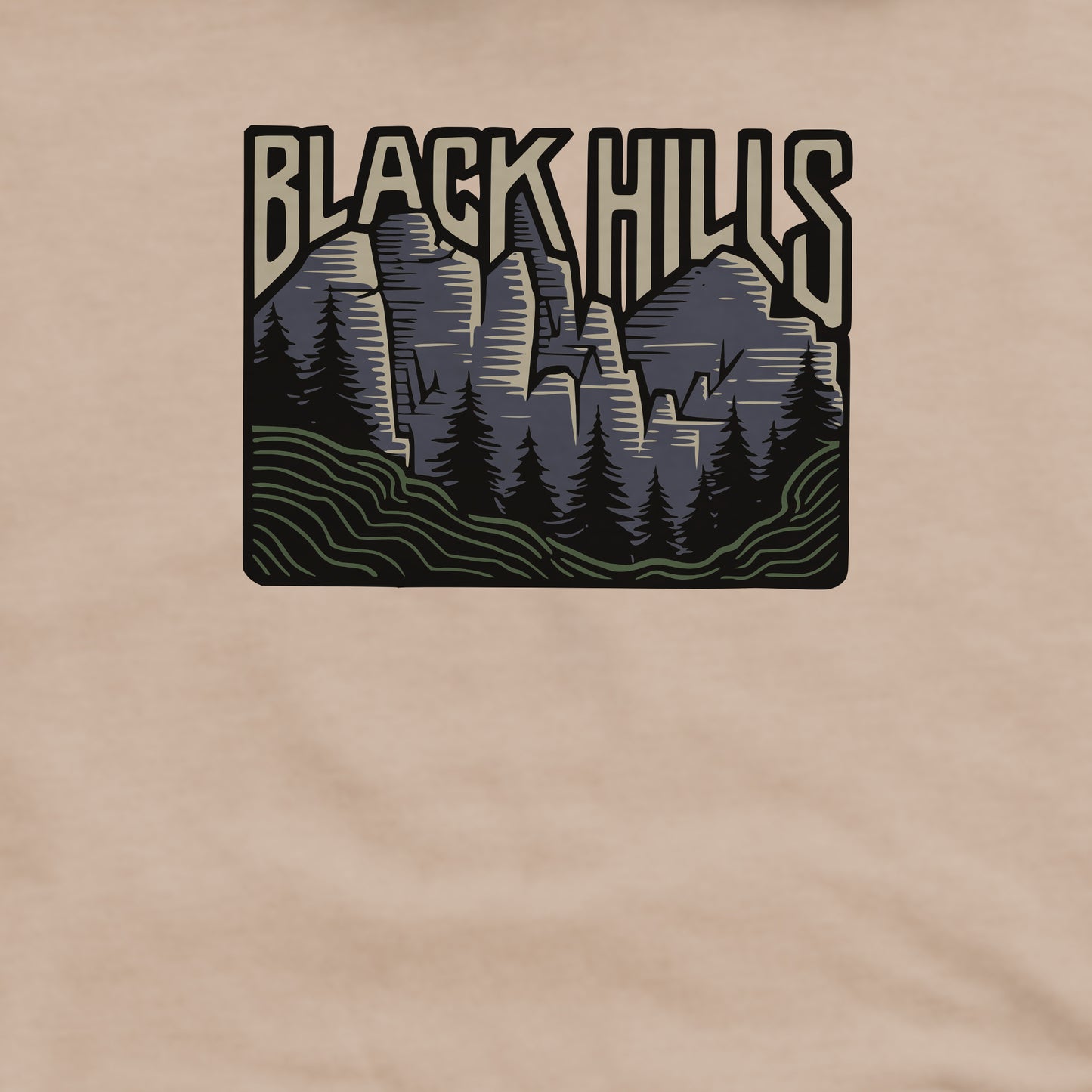 Black Hills National Forest Crewneck Sweatshirt Adventure and Outdoors Themed Sweatshirt