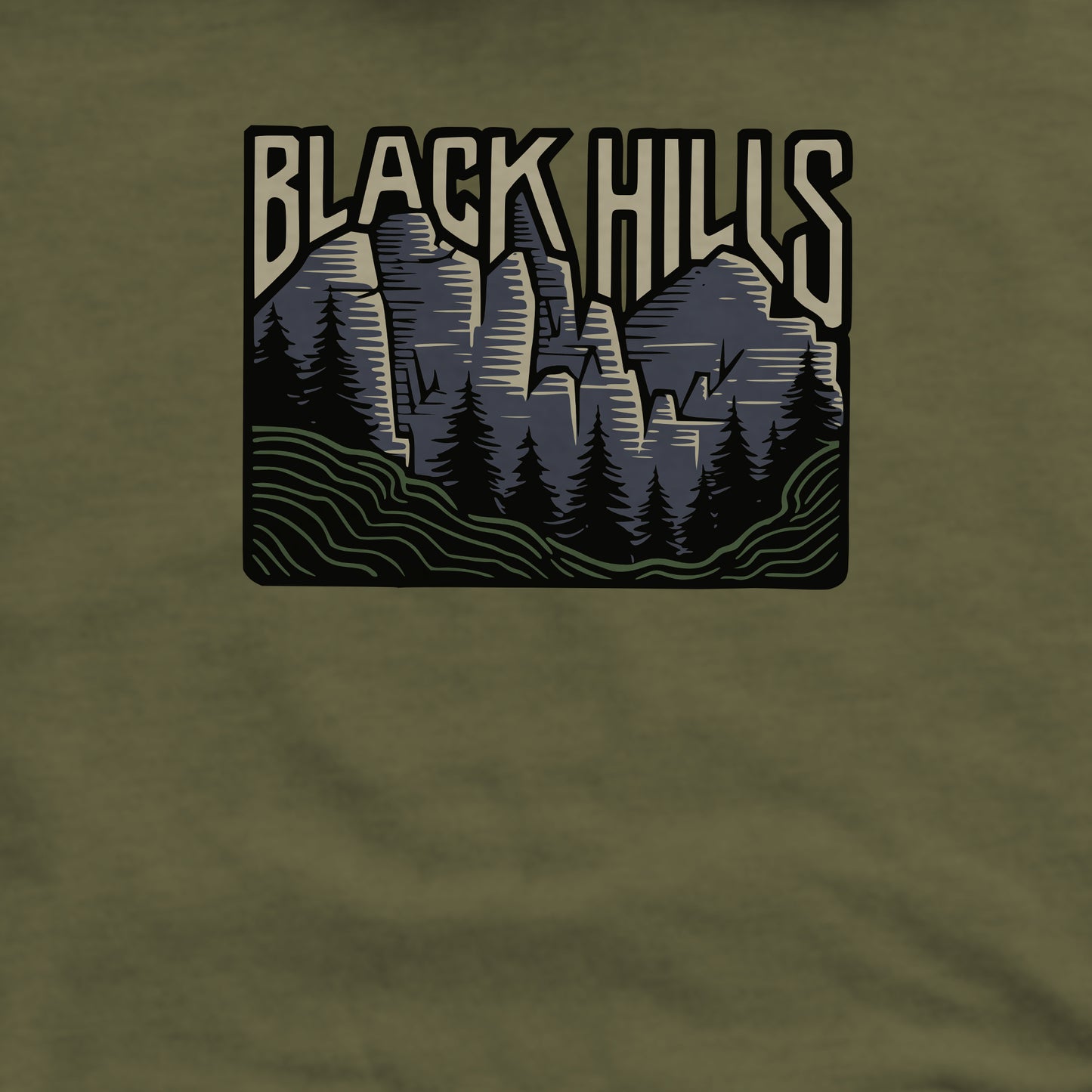 Black Hills National Forest Crewneck Sweatshirt Adventure and Outdoors Themed Sweatshirt