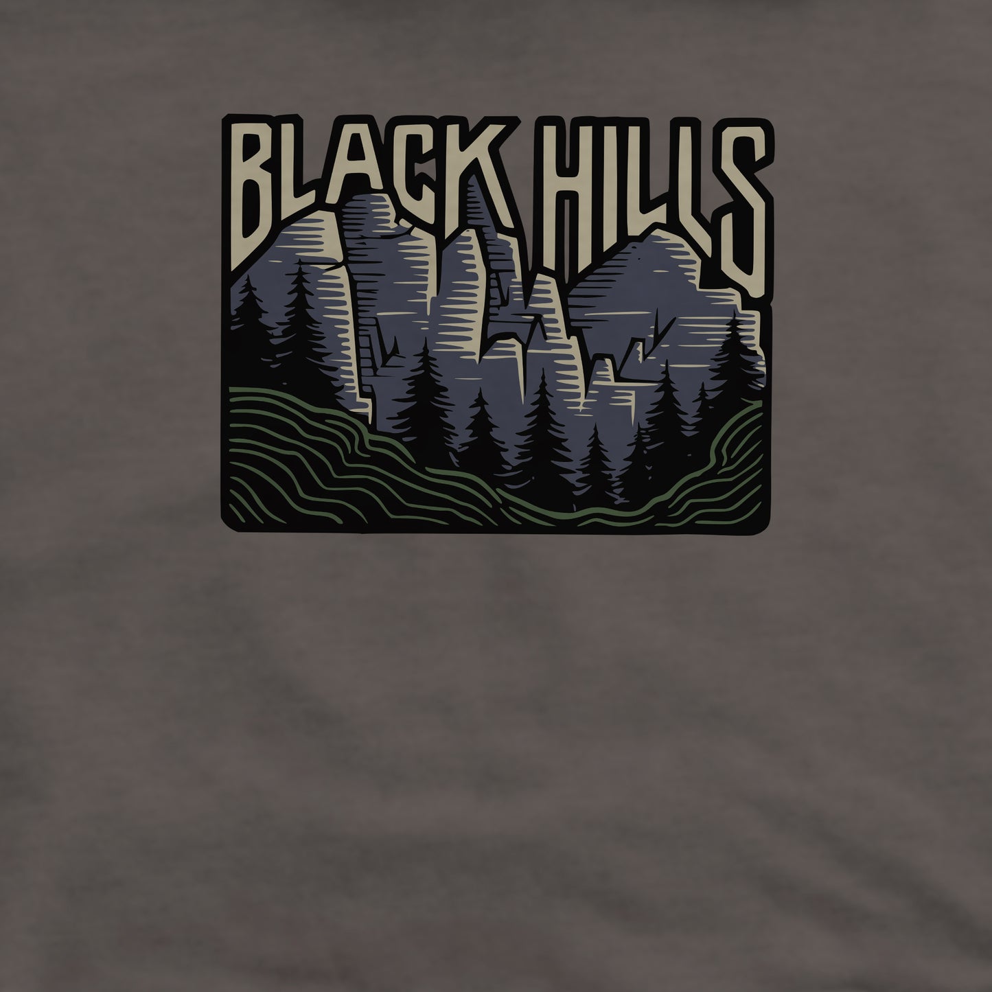 Black Hills National Forest Crewneck Sweatshirt Adventure and Outdoors Themed Sweatshirt