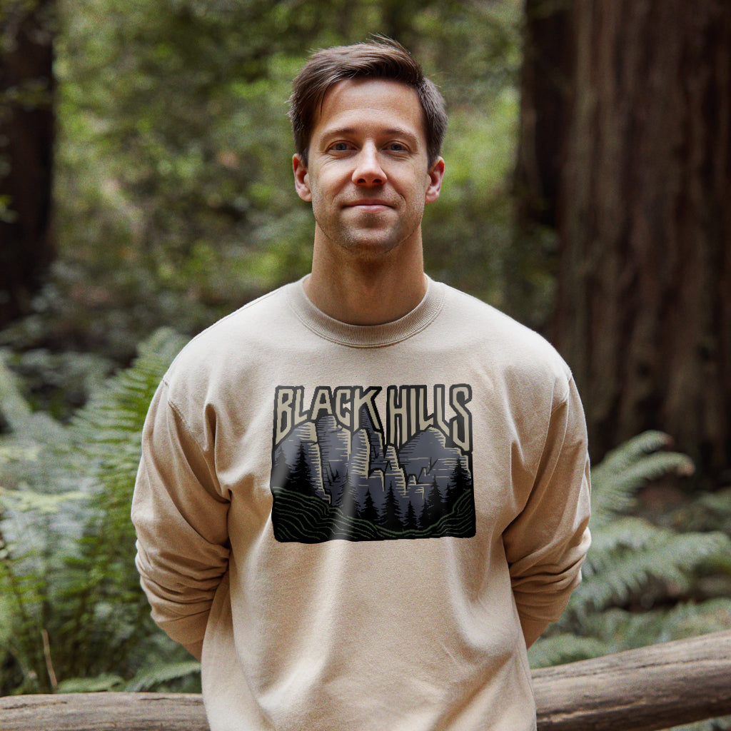 Black Hills National Forest Crewneck Sweatshirt Adventure and Outdoors Themed Sweatshirt